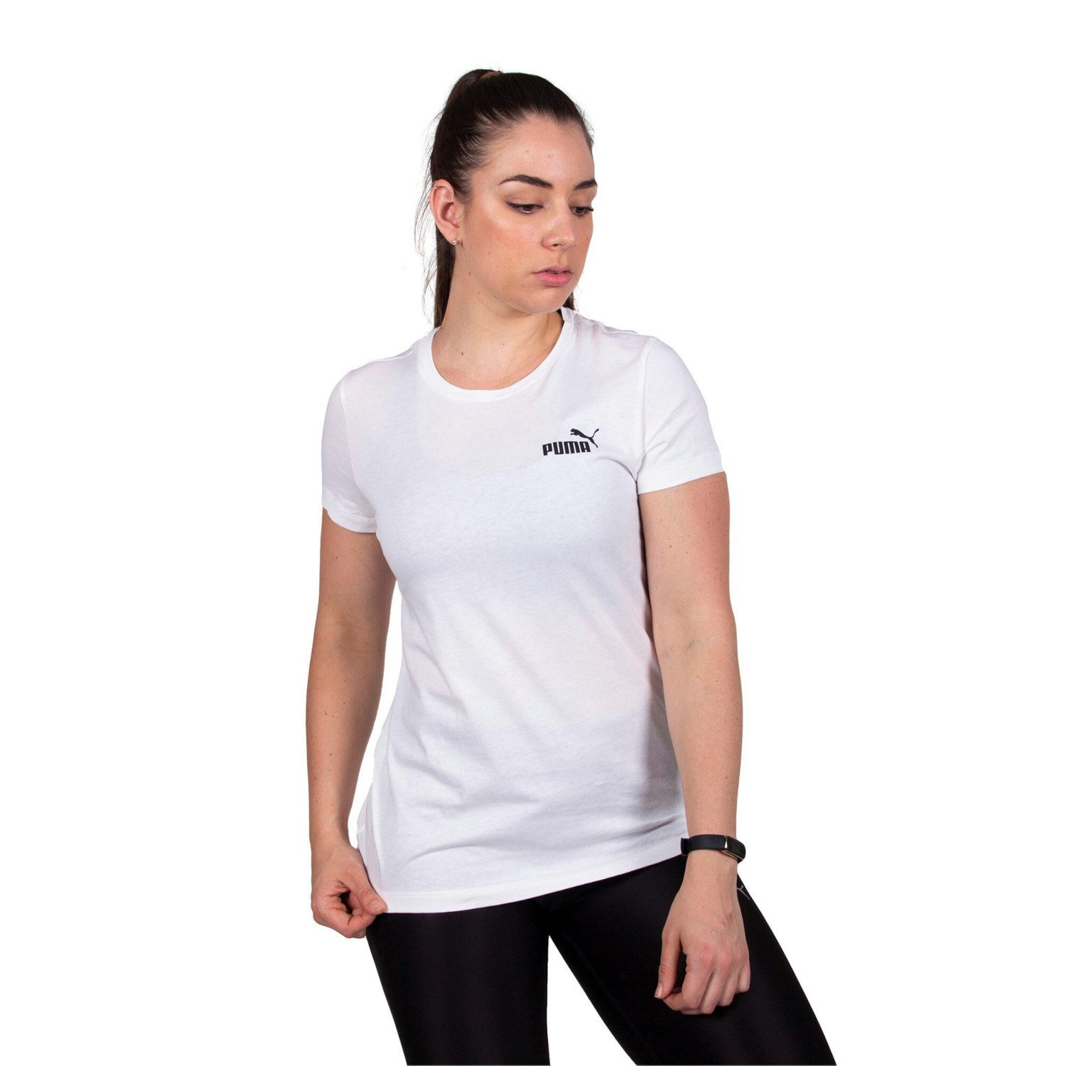 PUMA T-Shirt Puma Damen T-Shirt ESS Small Logo Tee 586776