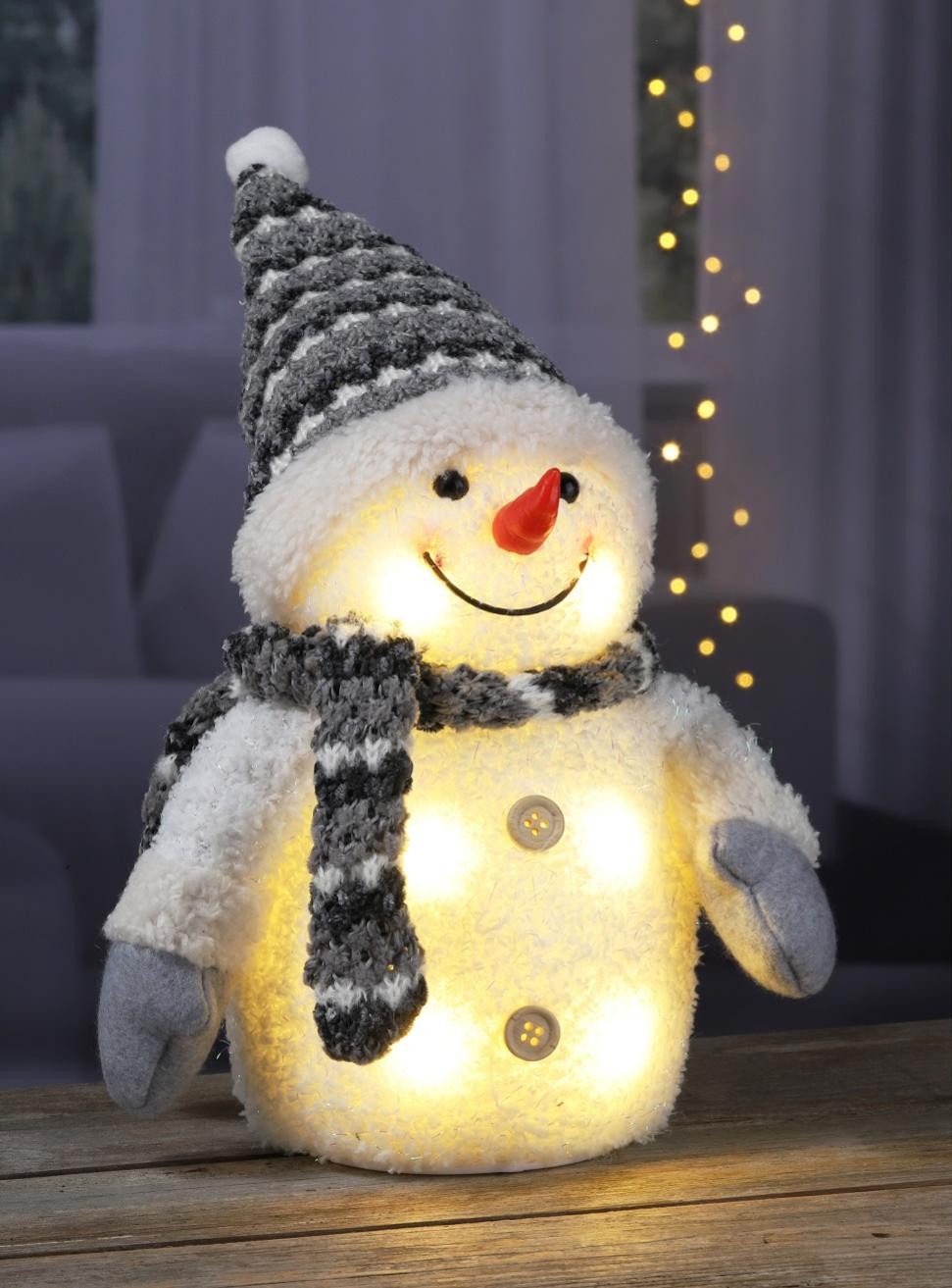 GartenHero Schneemann Schneemann LED Deko Снеговики Weihnachten Dekoration Figur