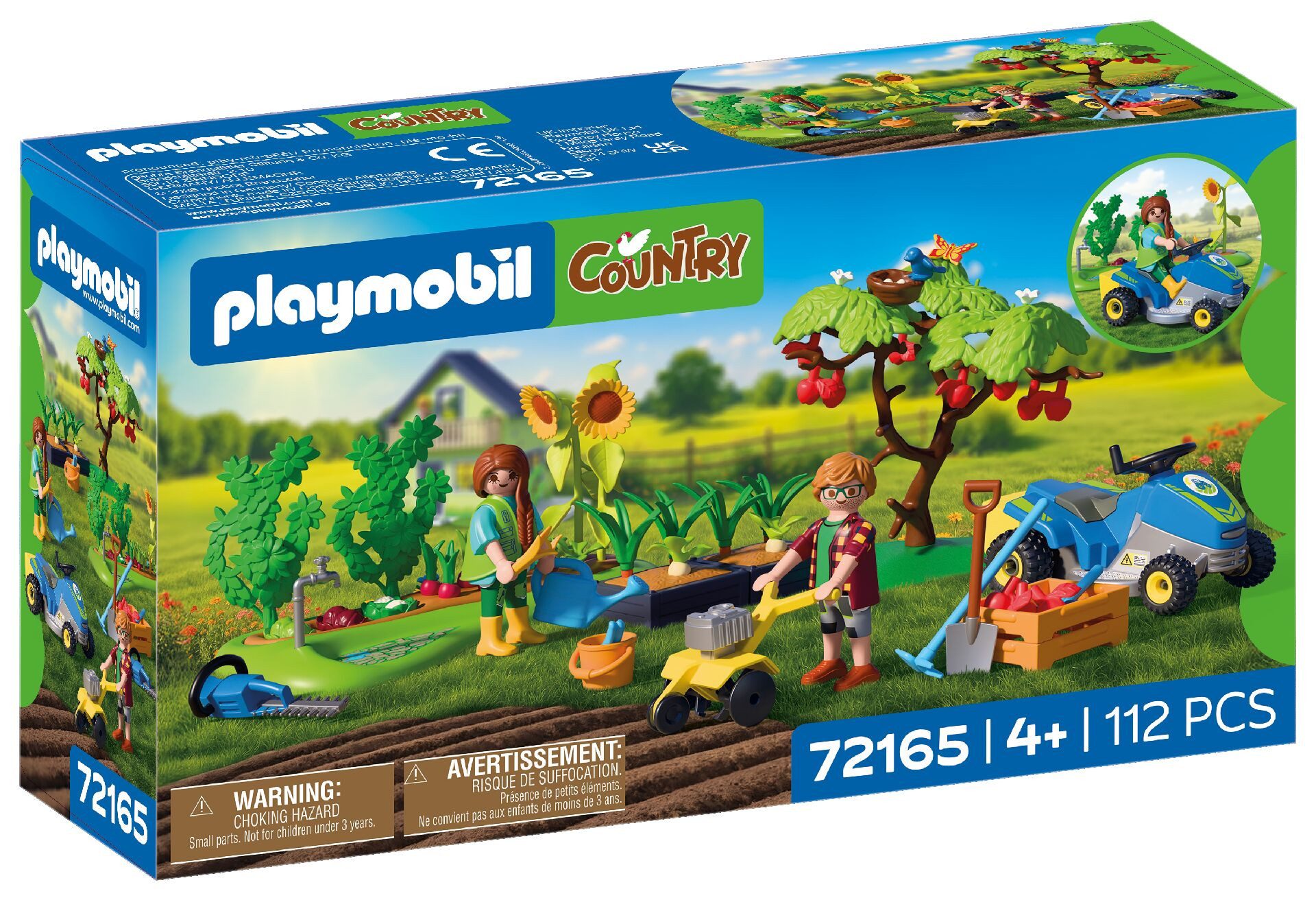 Playmobil® Idyllischer Gemüsegarten (72165), Country Konstruktions-Spielset, Made in Europe