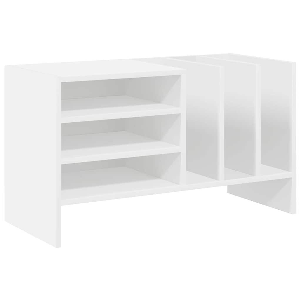 vidaXL Media-Regal, Schallplattenschrank Weiß 78,5 x 35 x 45 cm Holzwerkstoff