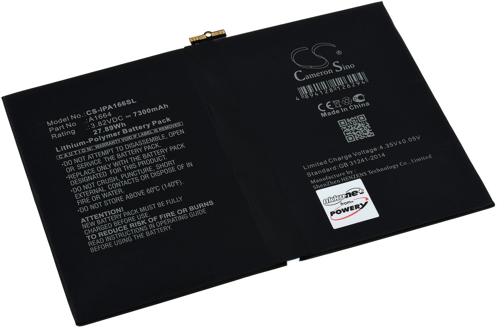Powery Laptop-Akku 7300 mAh (3.82 V)