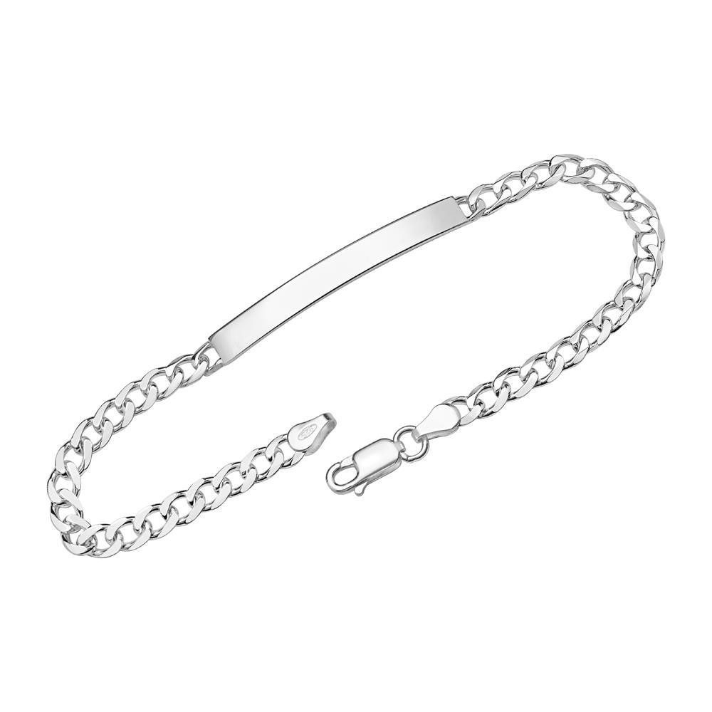 Silberarmband 4,5mm 925 Silber Armband Länge wählbar (17-21cm)