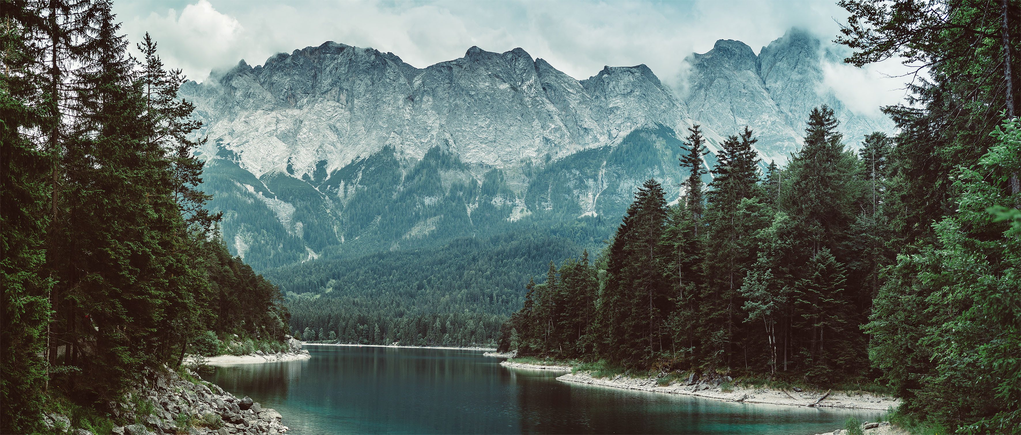 Bönninghoff Leinwandbild, Berge, Landschaft, Natur, See, Seebilder, Wald, W günstig online kaufen