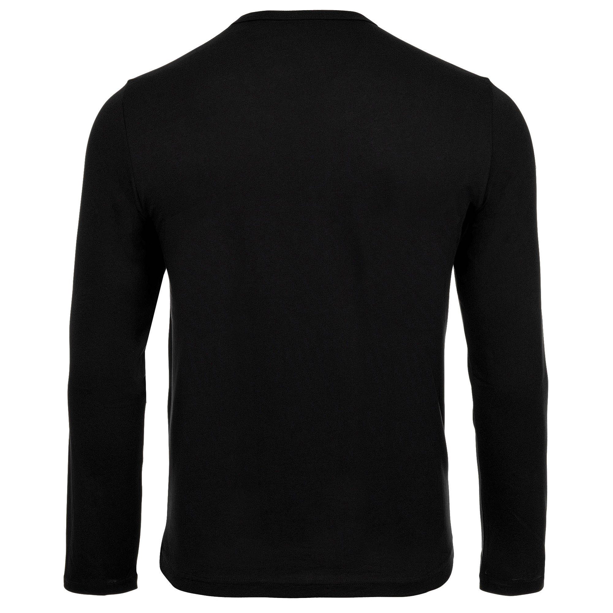 Emporio Armani T-Shirt Herren Longsleeve 1er Pack Baumwolle Pure Cotton (Packung, 1er Pack)