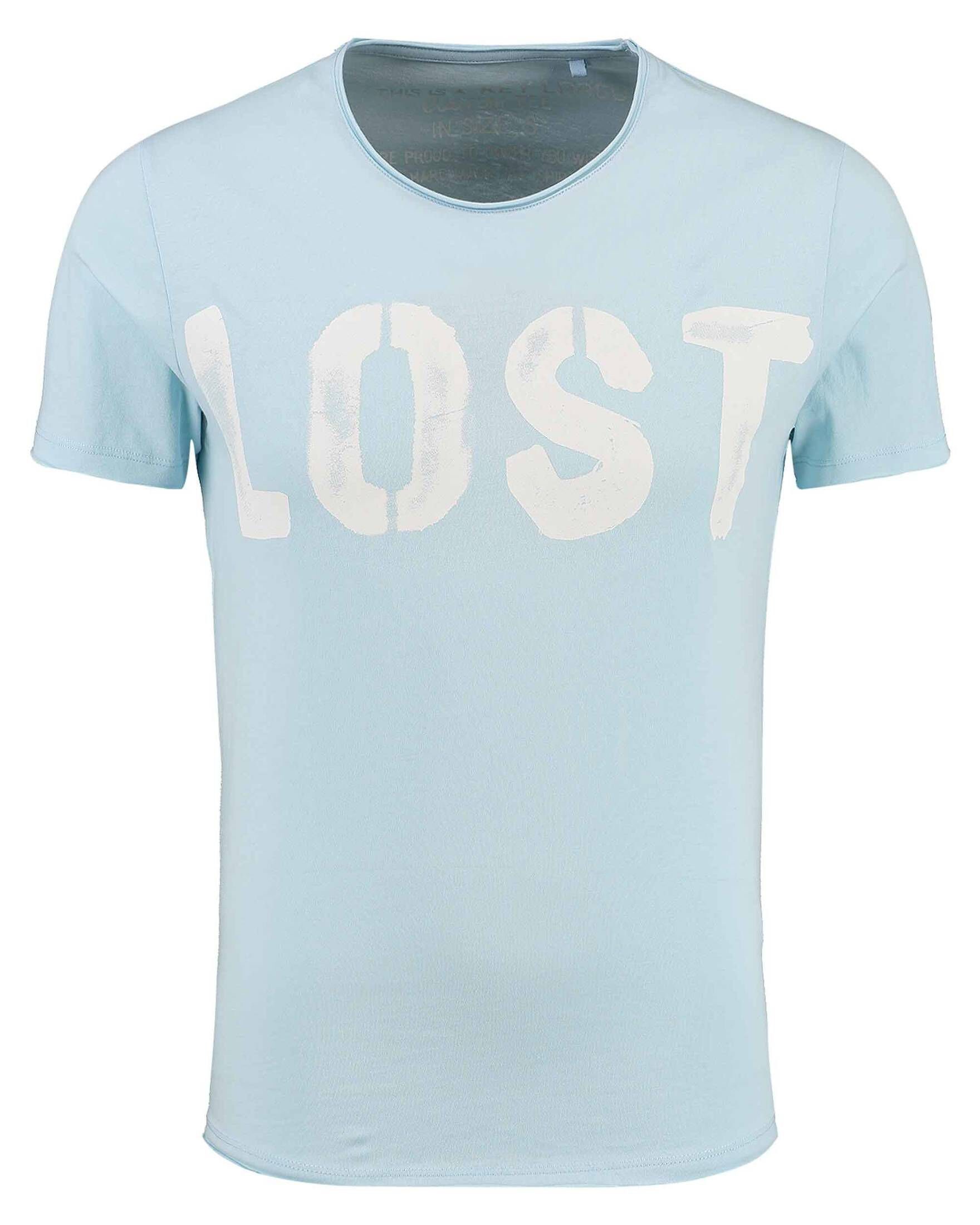 Herren Shirts Key Largo T-Shirt Herren T-Shirt MT LOST ROUND (1-tlg)