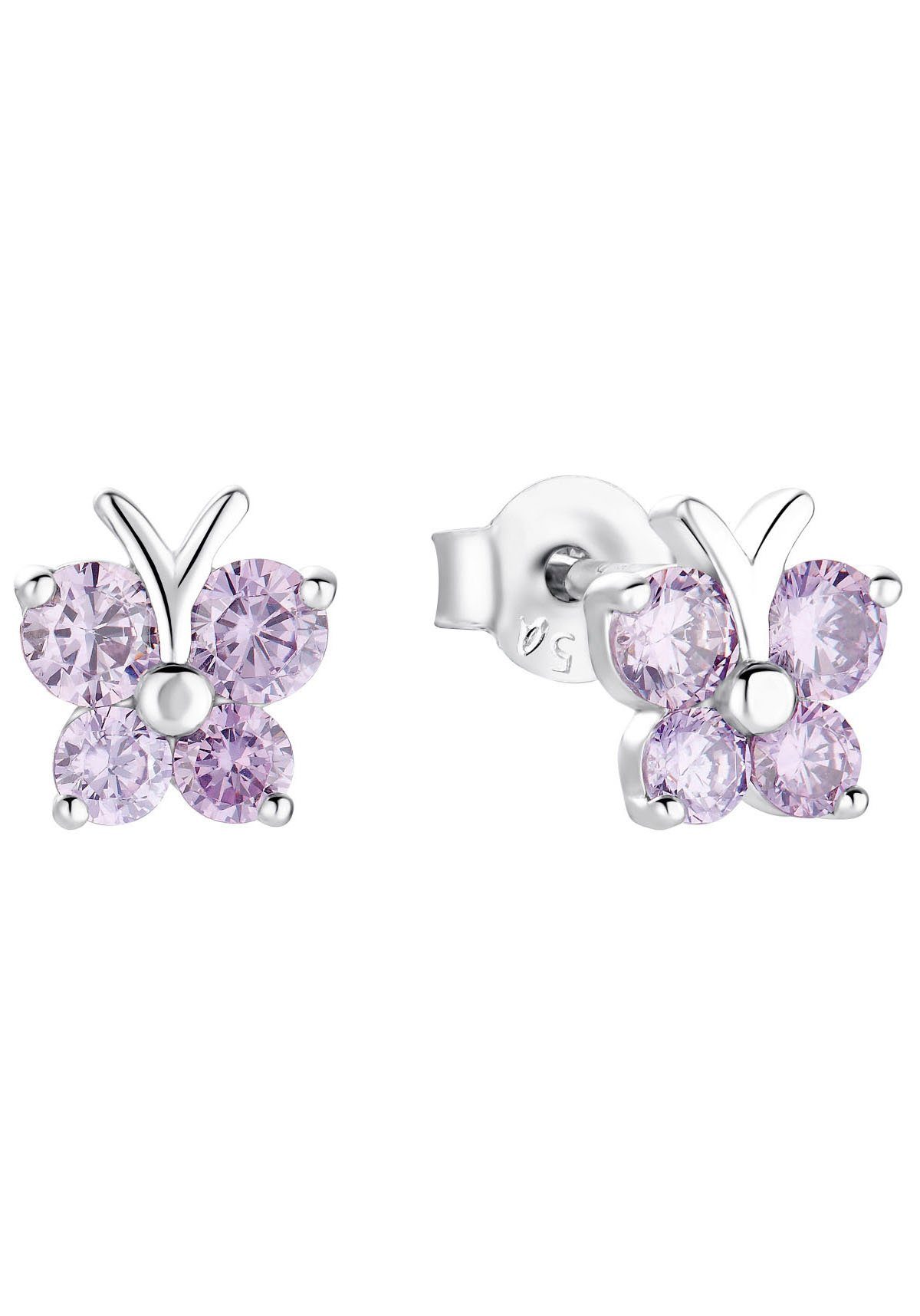 Butterflys, mit Amor Zirkonia Ohrstecker Paar 9210039,