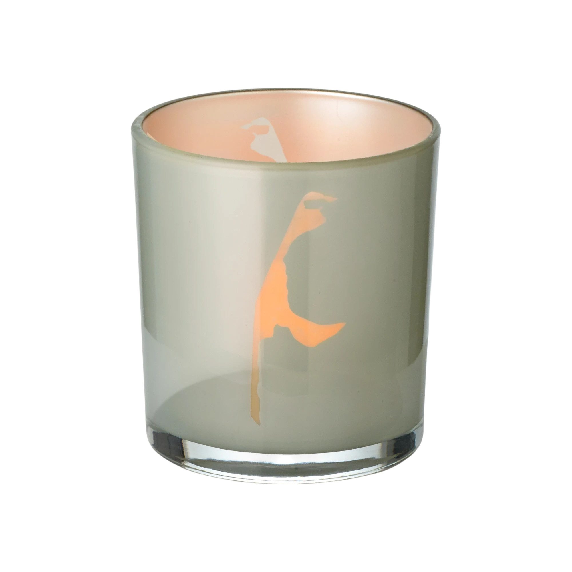 EDZARD Windlicht Sylt (2er Set, 2 St), (Höhe 8 cm), grau, Sylt-Motiv