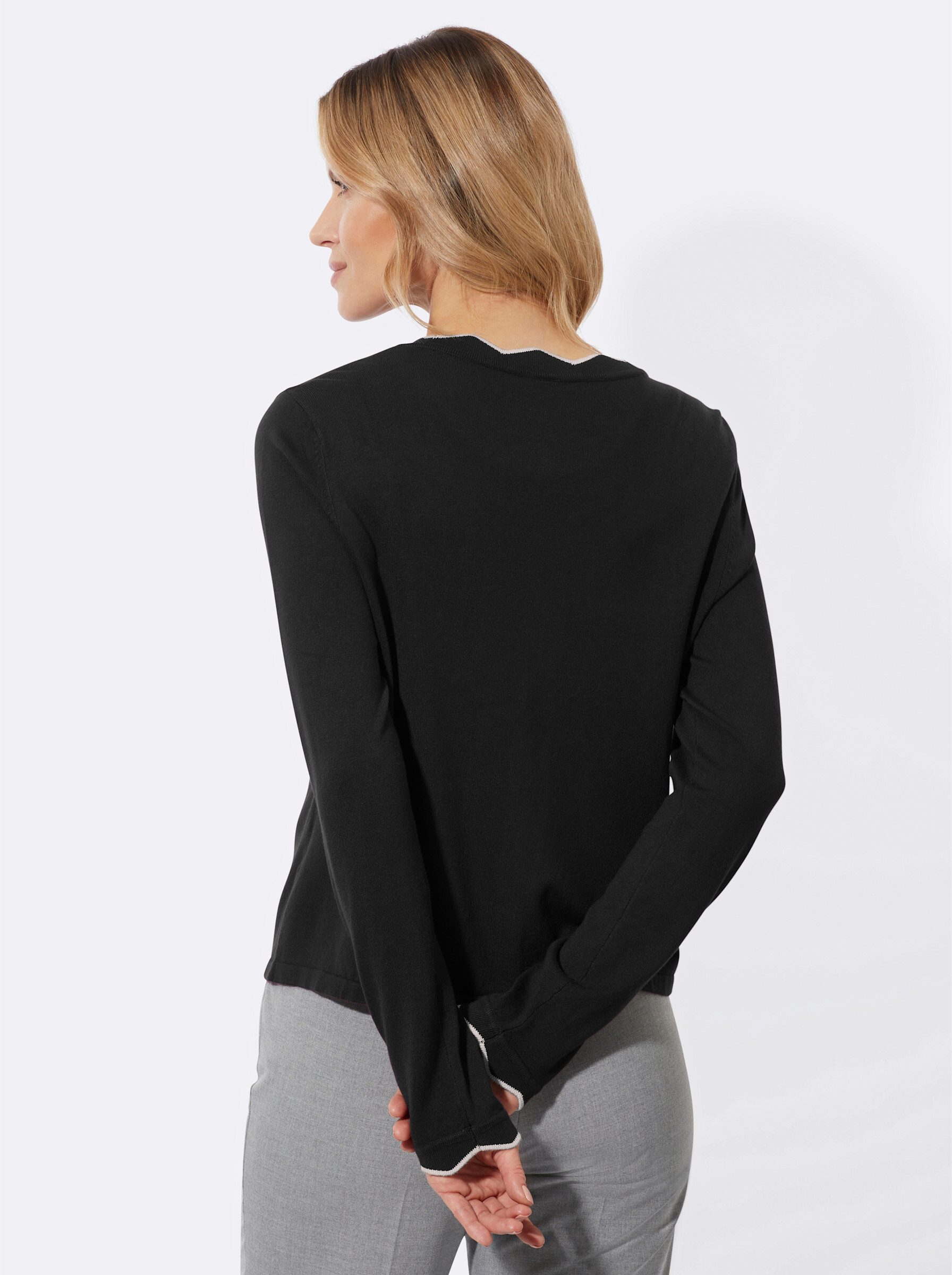 Sieh an! Strickjacke Strickjacke Langarm Jersey günstig online kaufen