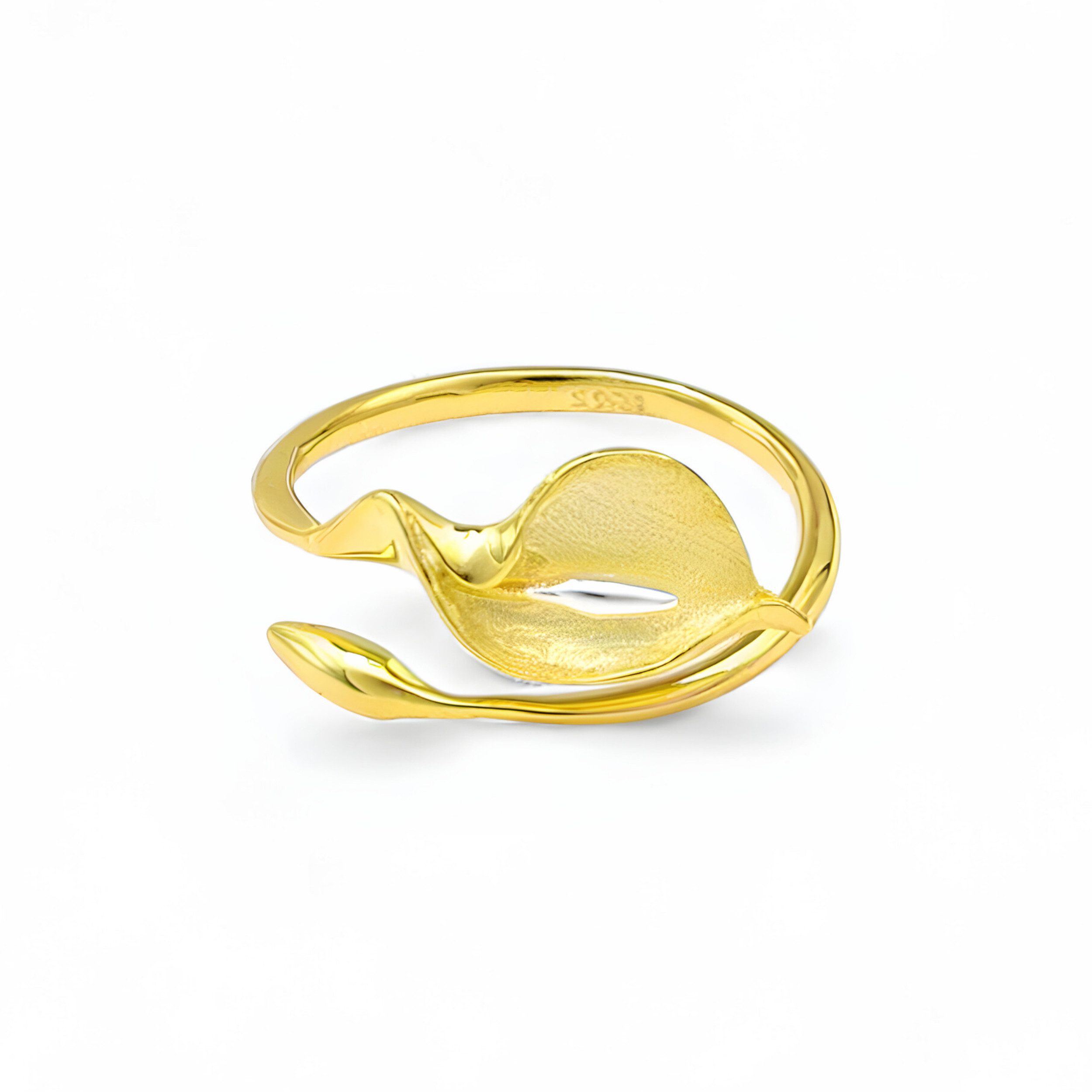 Runde Perlé Silberring eleganter Ring Calla günstig online kaufen