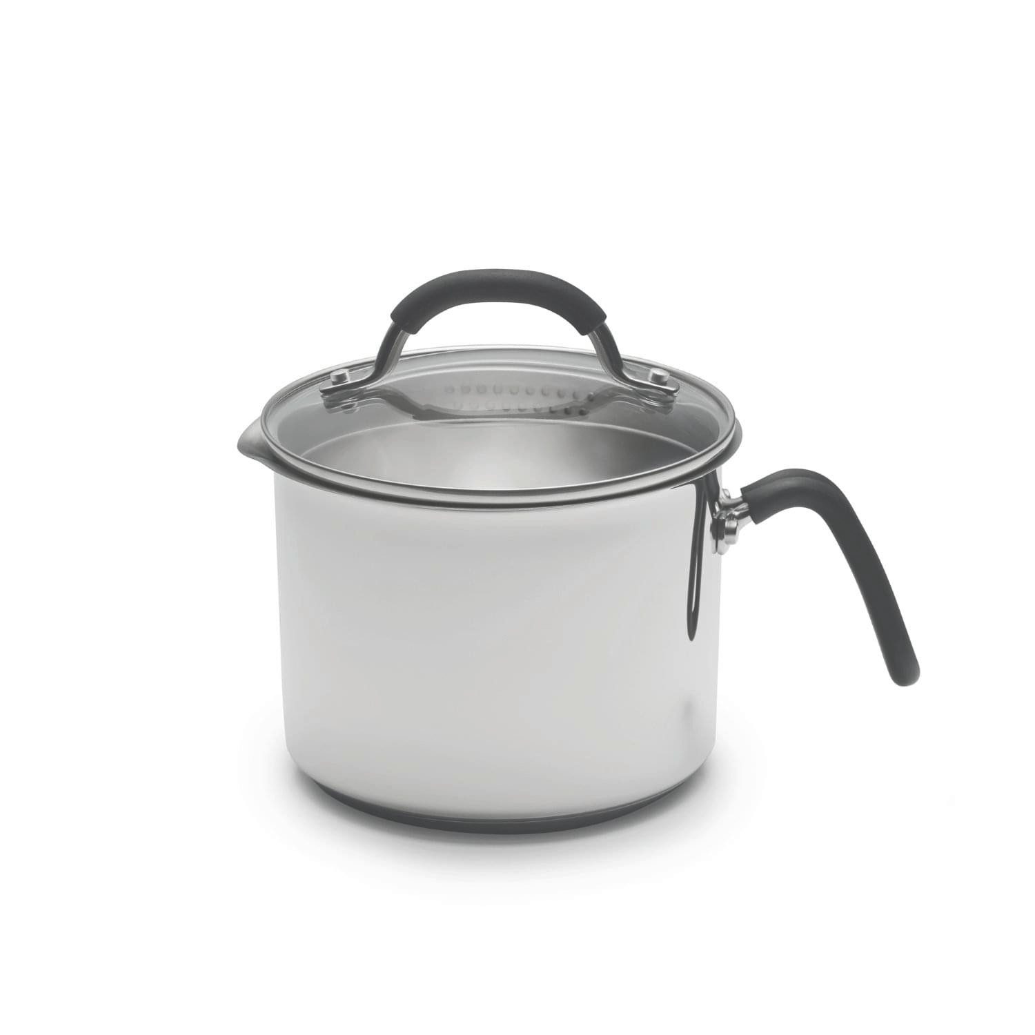 Coolinato Milchtopf Coolinato Universaltopf 16cm 2,4l aus Edelstahl - unbeschichtet