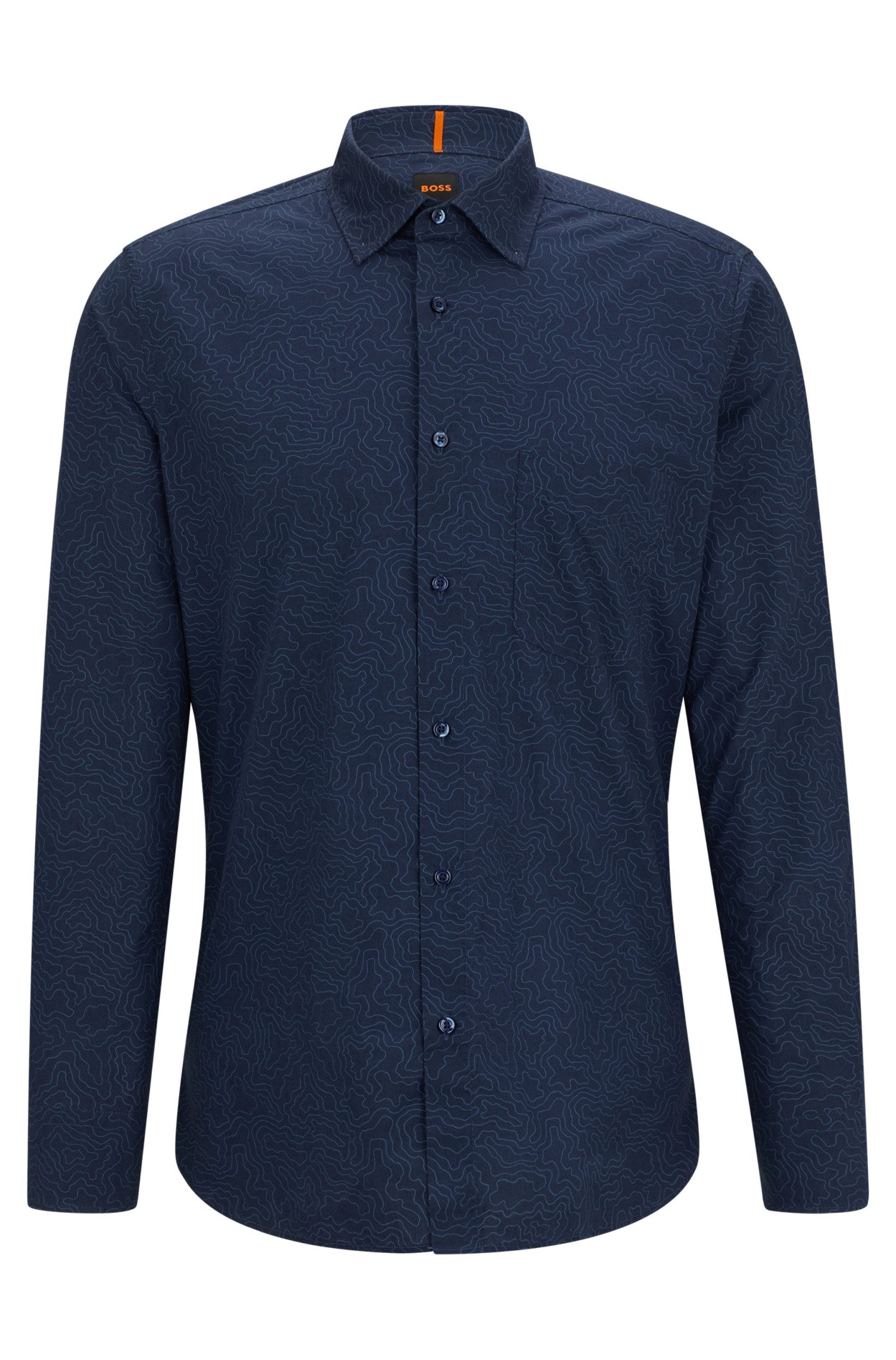 Langarmhemd Hemd Remiton - Regular Fit