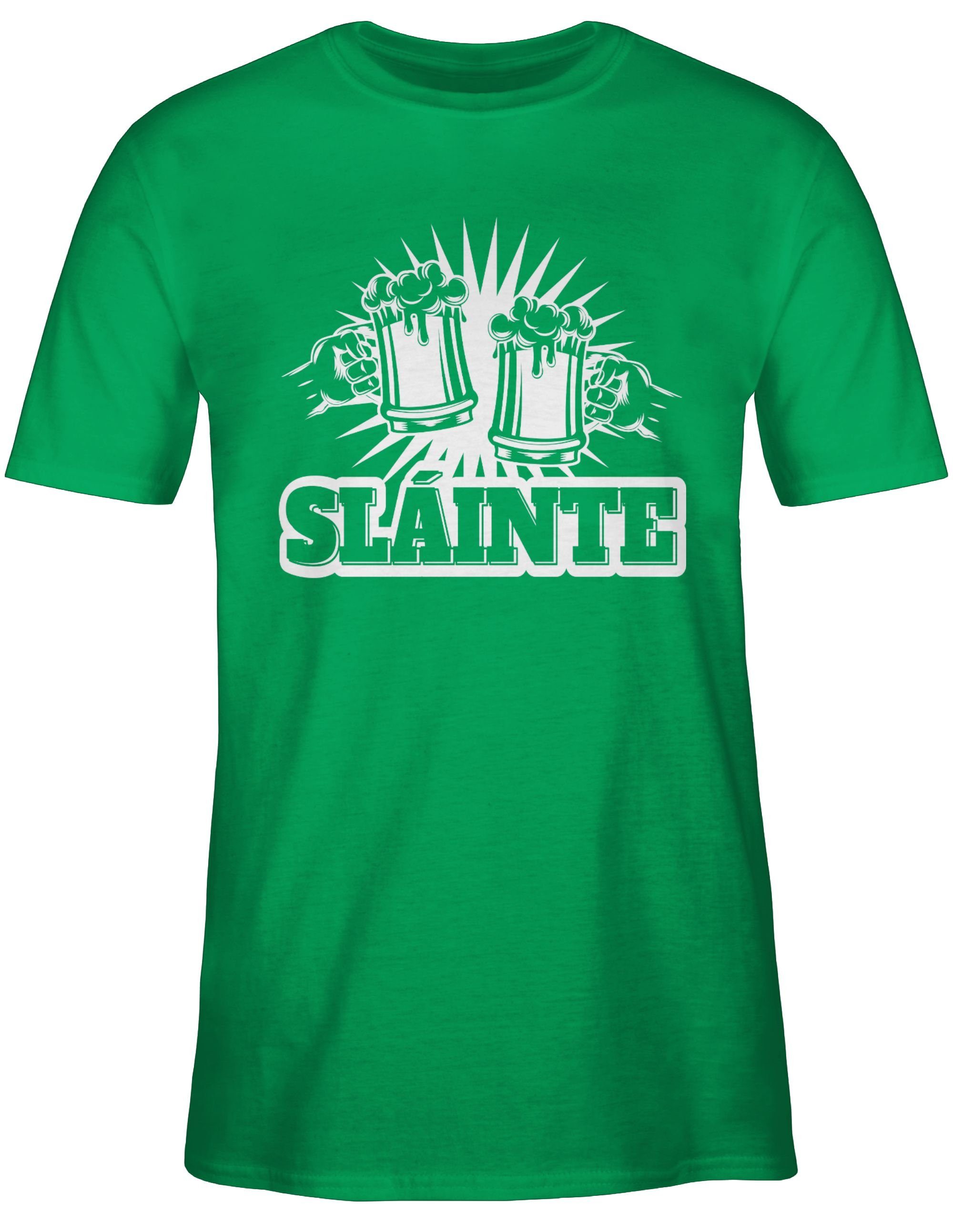 Shirtracer T-Shirt Sláinte - St. Patricks St. Day Grün Day Patricks 01