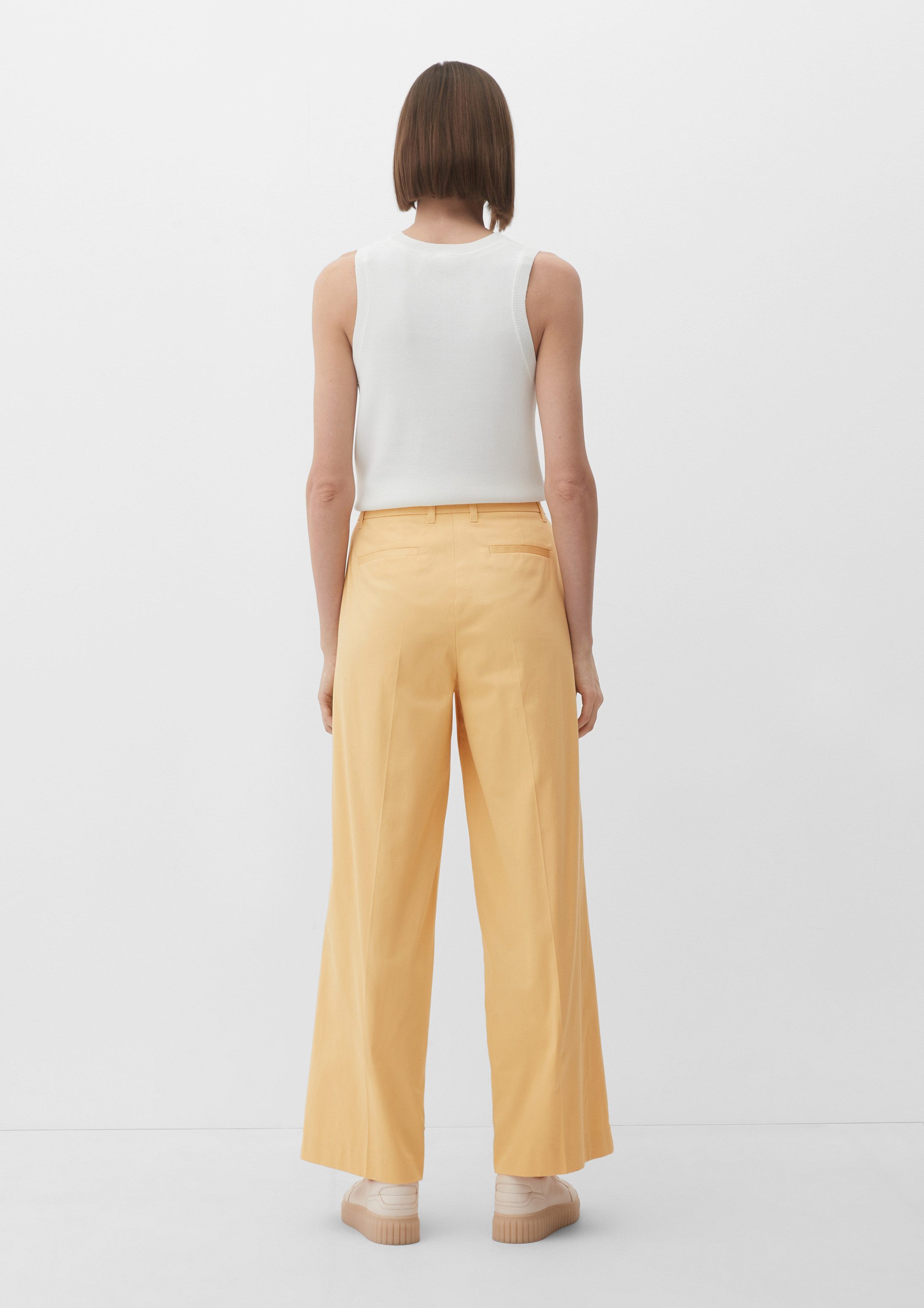 s.Oliver Chinos Hose Culotte aus Baumwollstretch