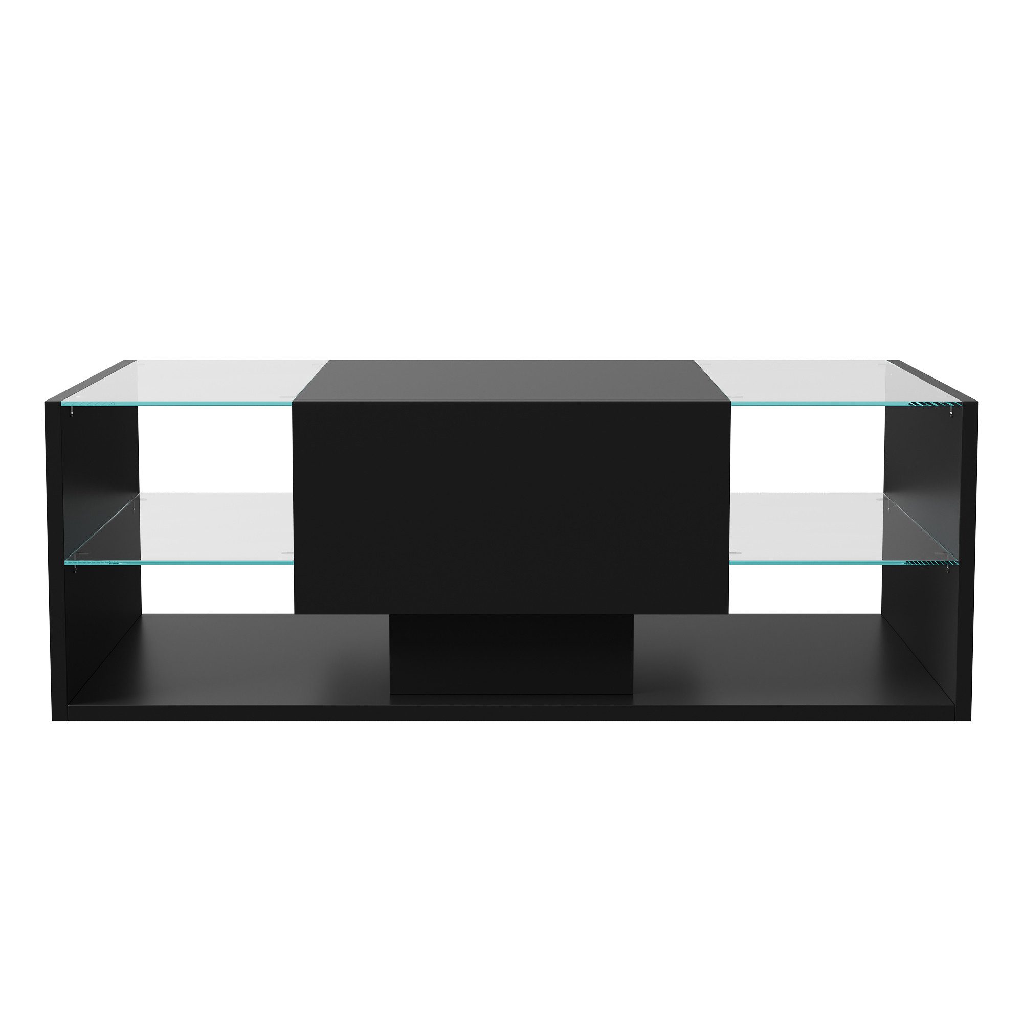 Furnishings Home Couchtisch Ablagetisch LED Beistelltisch Breite 100 cm (Ho günstig online kaufen