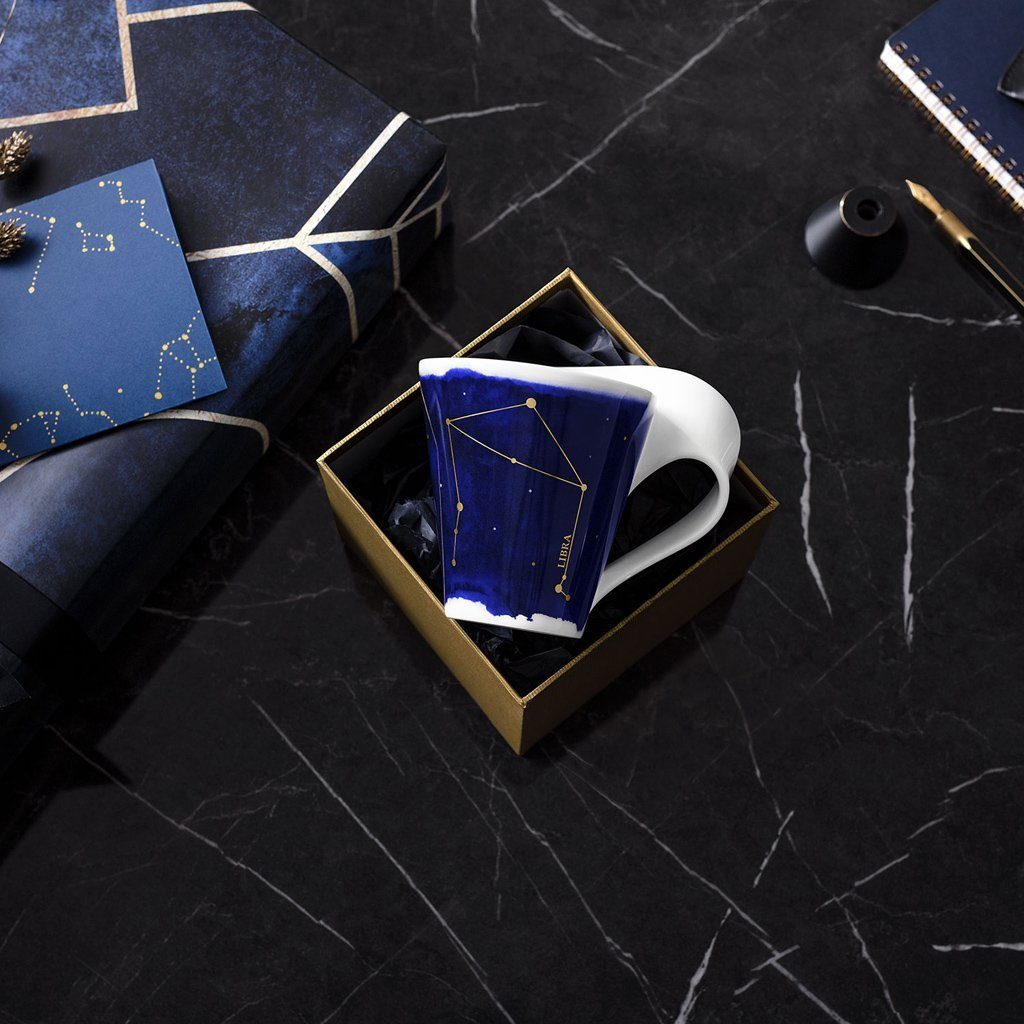 Villeroy & Boch Tasse NewWave Stars Be.m.Hkl. 0,3l, 1-tlg., Porzellan, Premium Porcelain, spülmaschinenfest, Made in Germany
