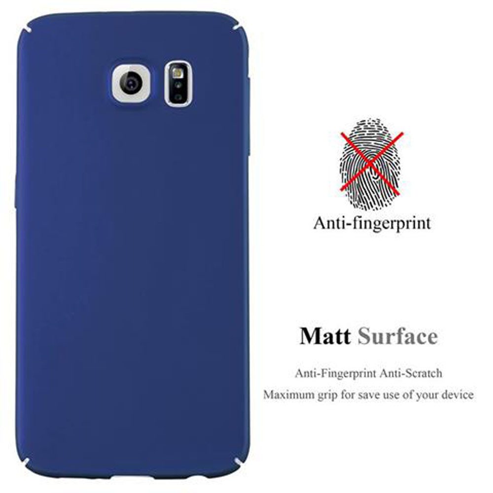 Cadorabo Handyhülle für Samsung Galaxy S6 Hülle Samsung Galaxy S6, Handy Schutzhülle - Hülle - Robustes Hard Cover Back Case Bumper