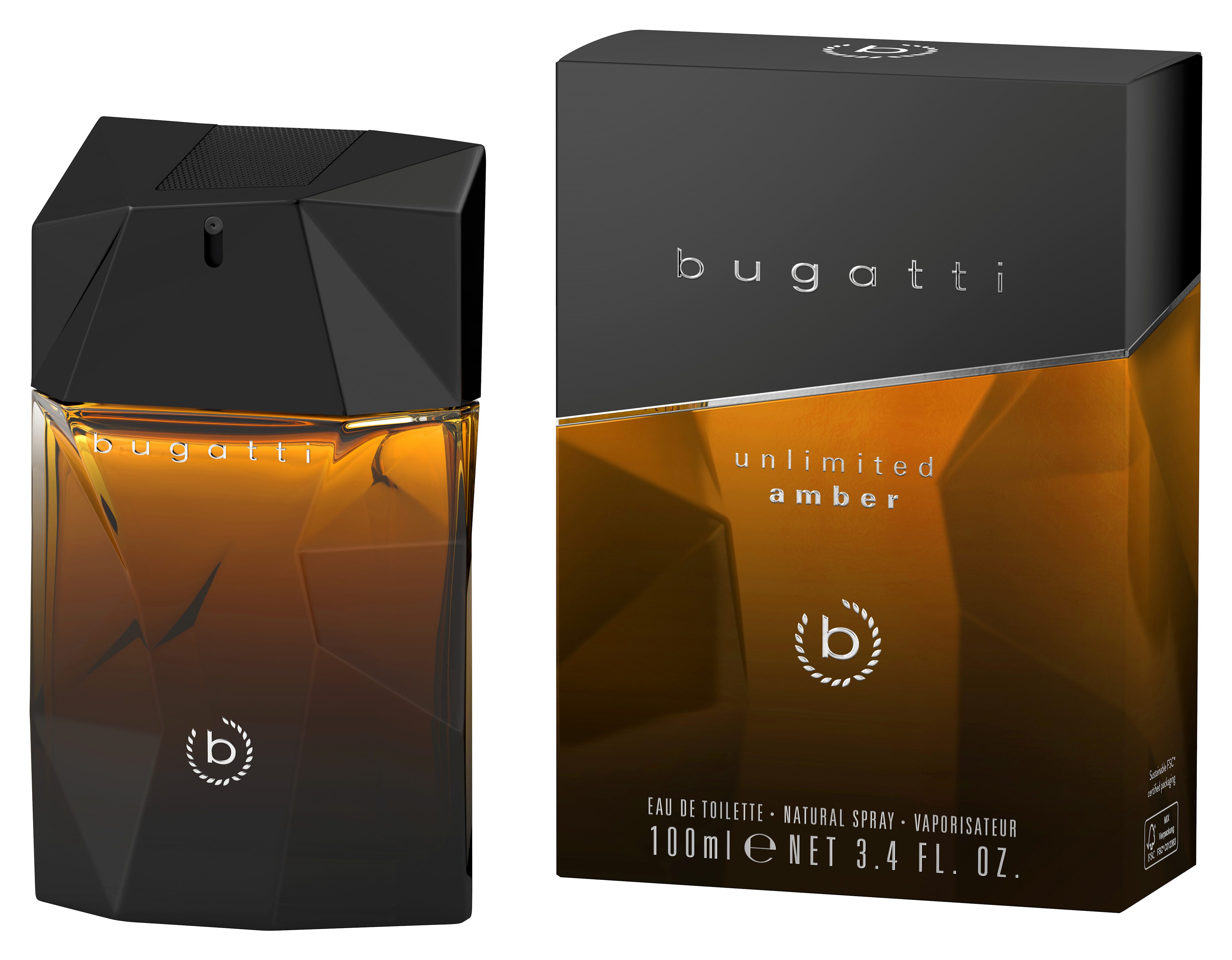 bugatti Eau de Toilette UNLIMITED AMBER FOR HIM EDT 100ml