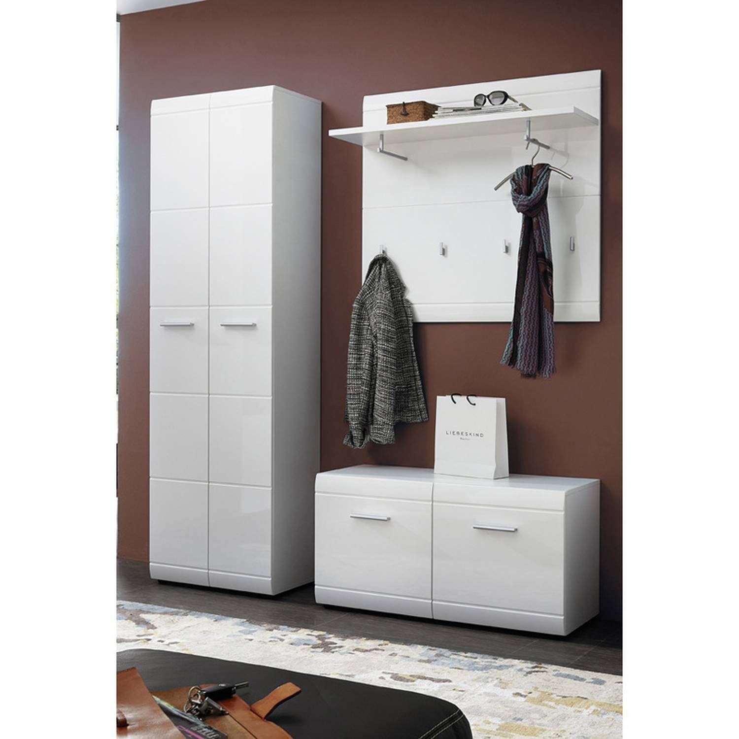Lomadox Garderoben-Set »DANARO-01«, (Spar-Set, 3-tlg ...