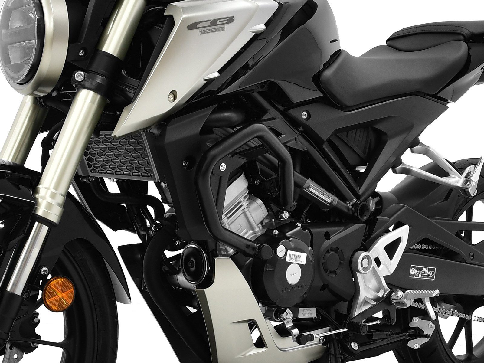 Motor-Schutzhülle Sturzbügel für Honda CB 125 R schwarz