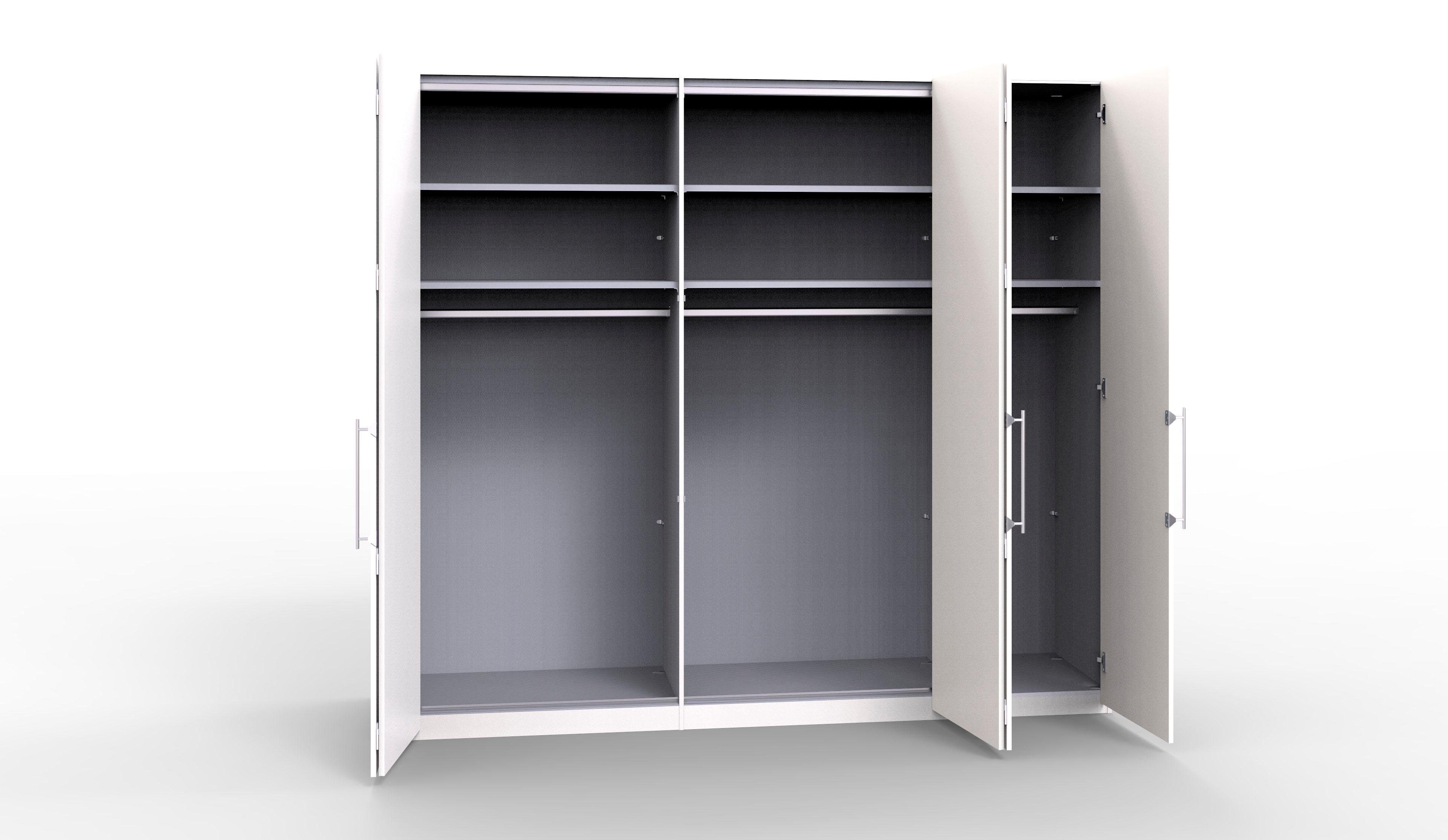 WIEMANN Falttürenschrank Loft Glasfront