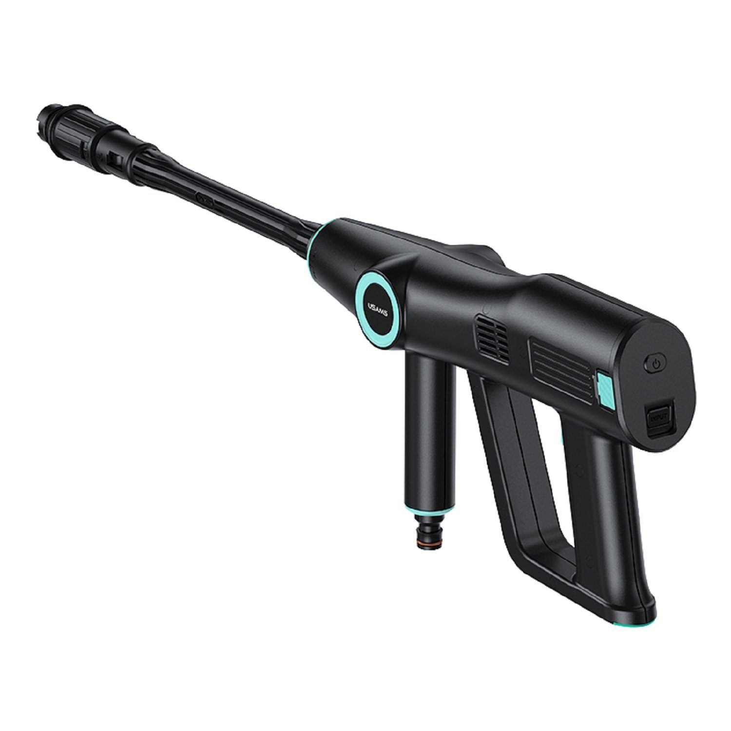 USAMS Akku-Hochdruckreiniger US-ZB252 Tragbare Autowaschdüse, Druck max: 17,00 bar, 140 W, Fördermenge max: 156,00 l/h, Einstellbarer Wasserstrahl, Hochdruckstrahl, starke Spülung, Kabellos