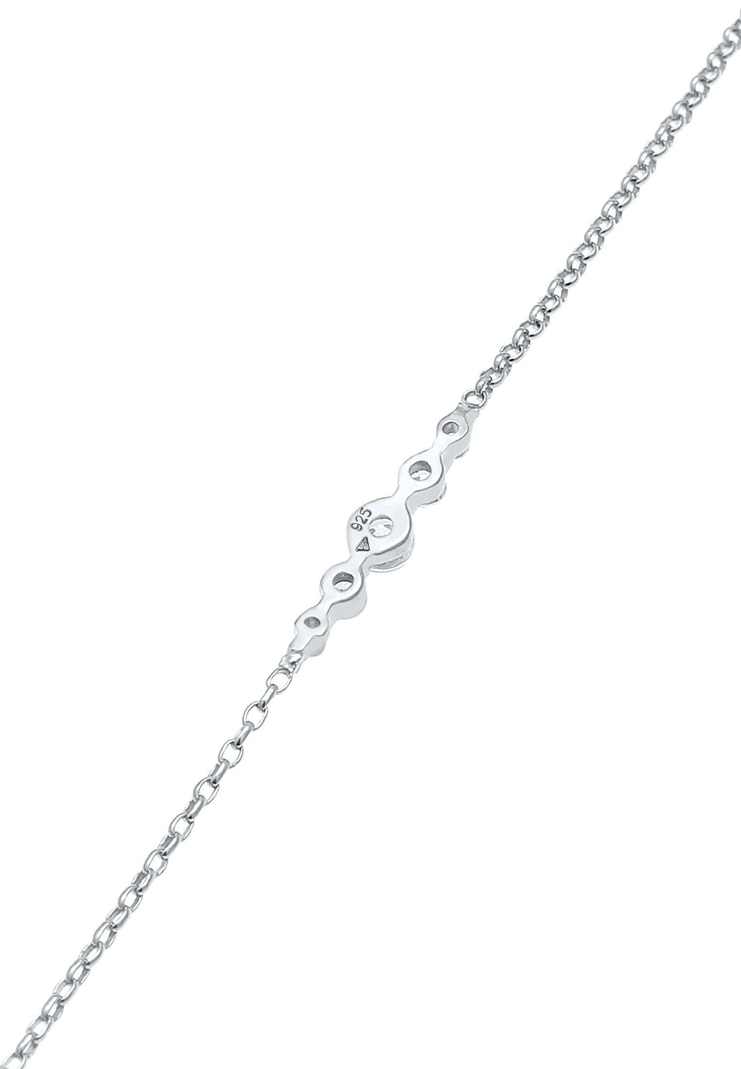 Elli Armband Klassisch Funkelnd Zirkonia Kristalle 925 Silber