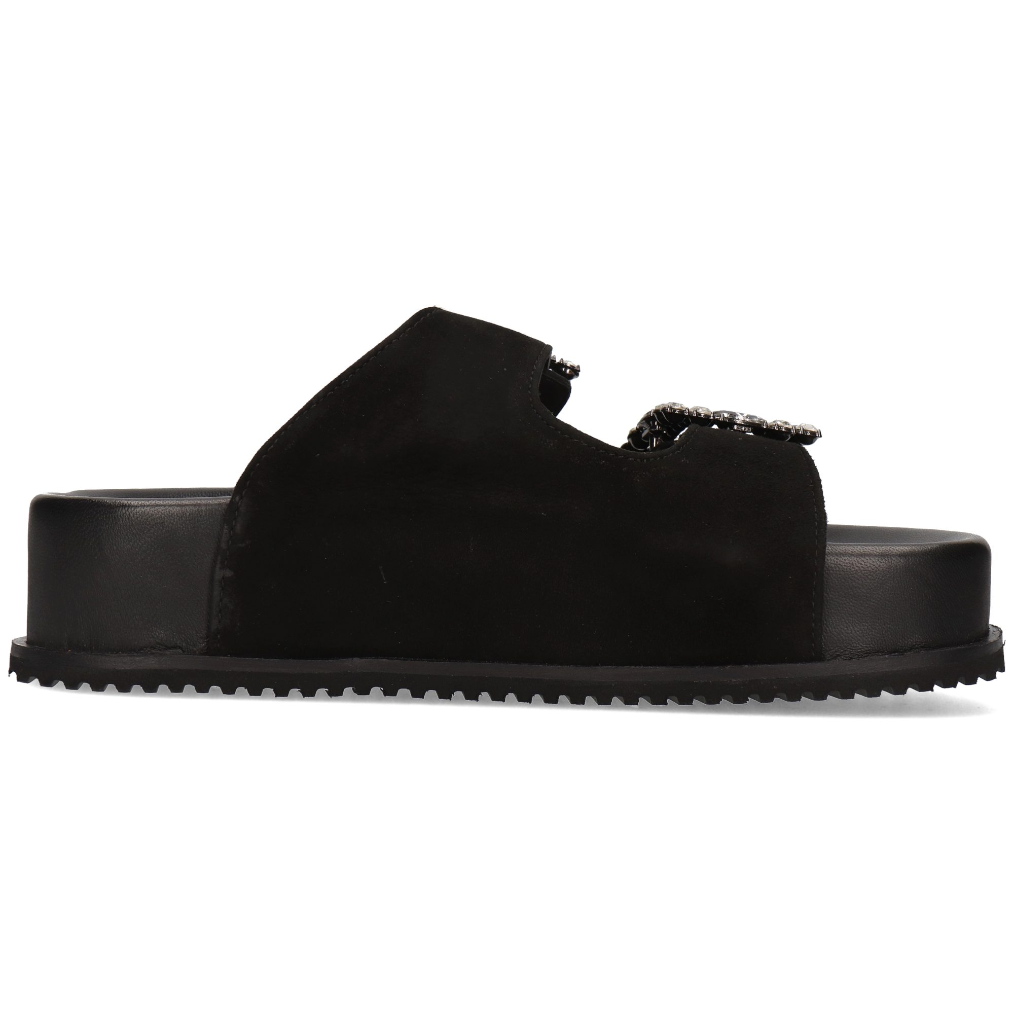 Melvin & Hamilton Eve 3 Leder-Pantoletten für Damen Pantolette Plateausohlen, Echtes Leder