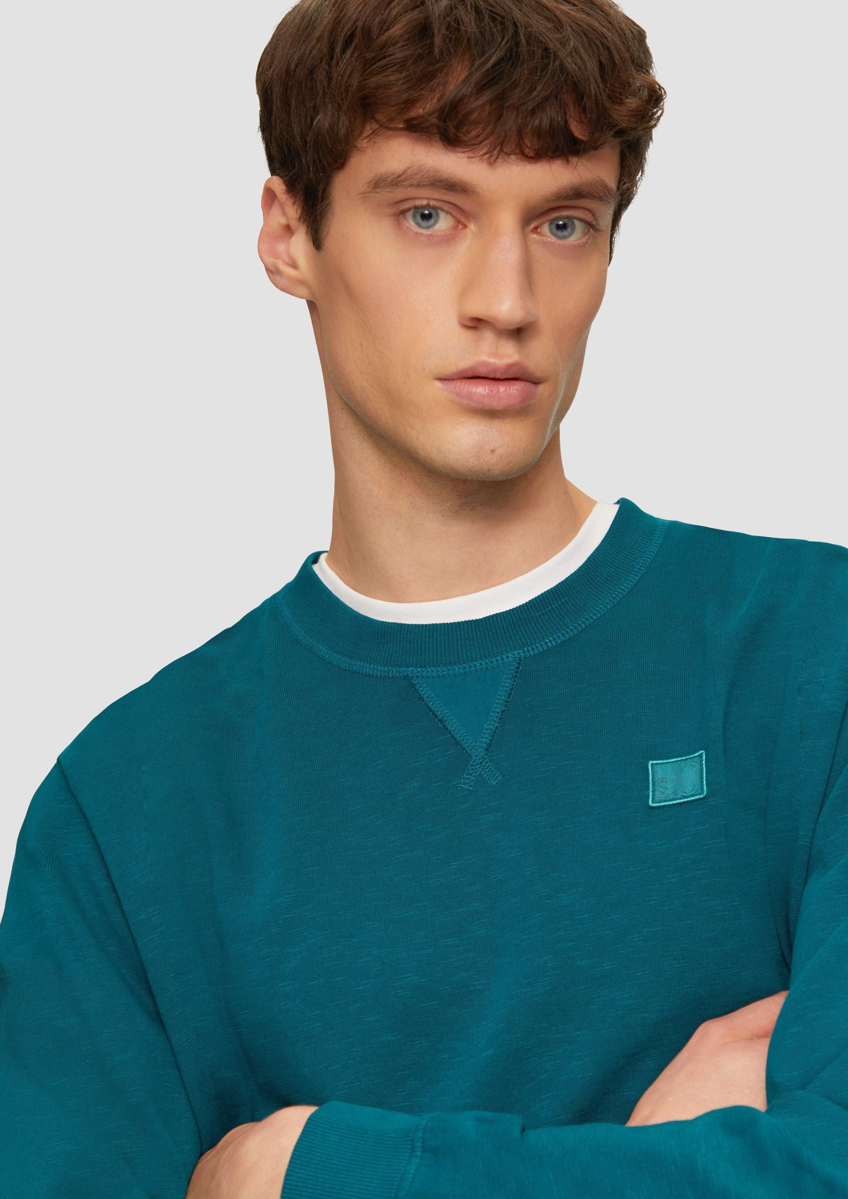 s.Oliver Sweatshirt Sweatshirt mit Garment Dye günstig online kaufen
