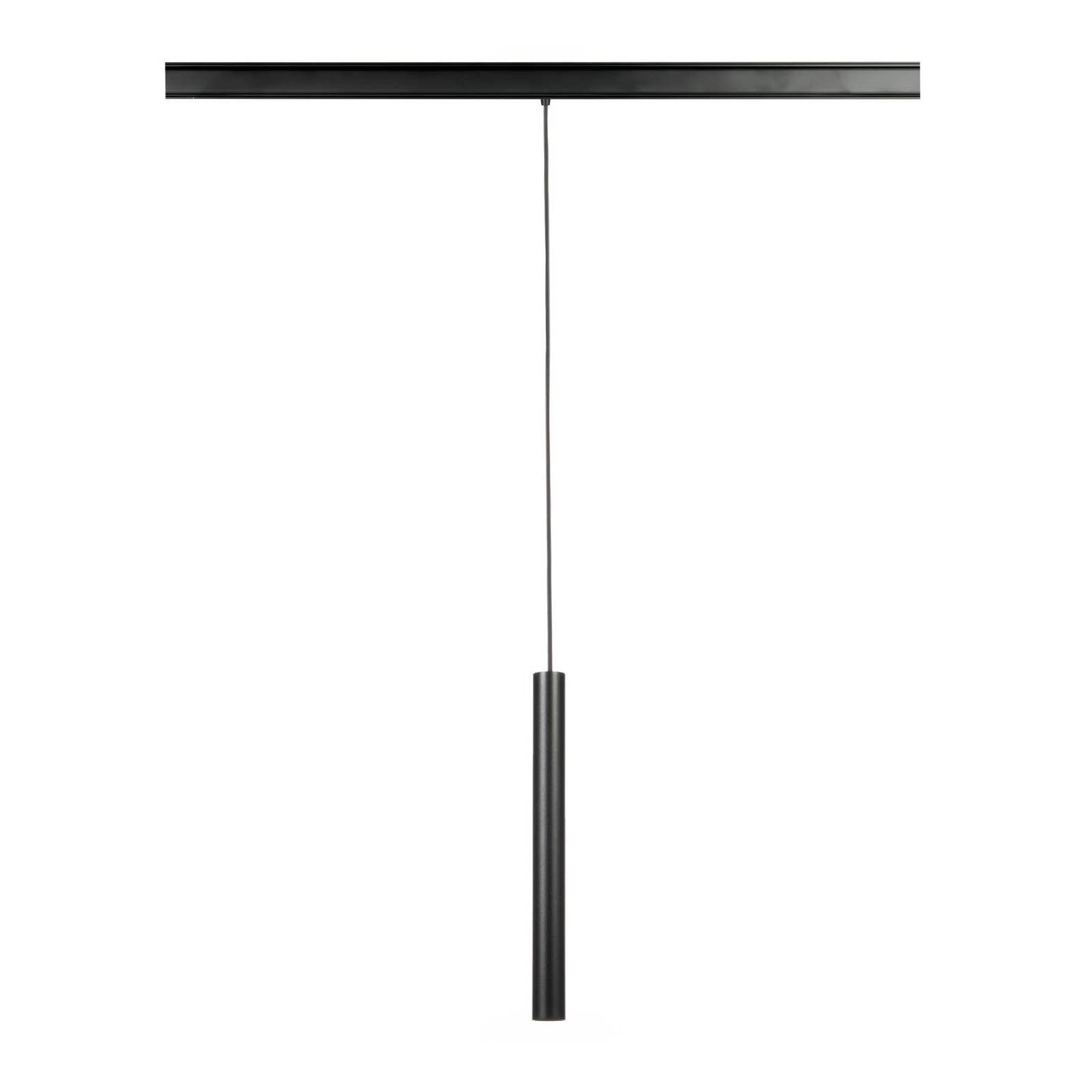 Arcchio Schienensystem-Leuchten Ejona, Modern, Aluminium, Polycarbonat, Schwarz, 1 flammig, E27