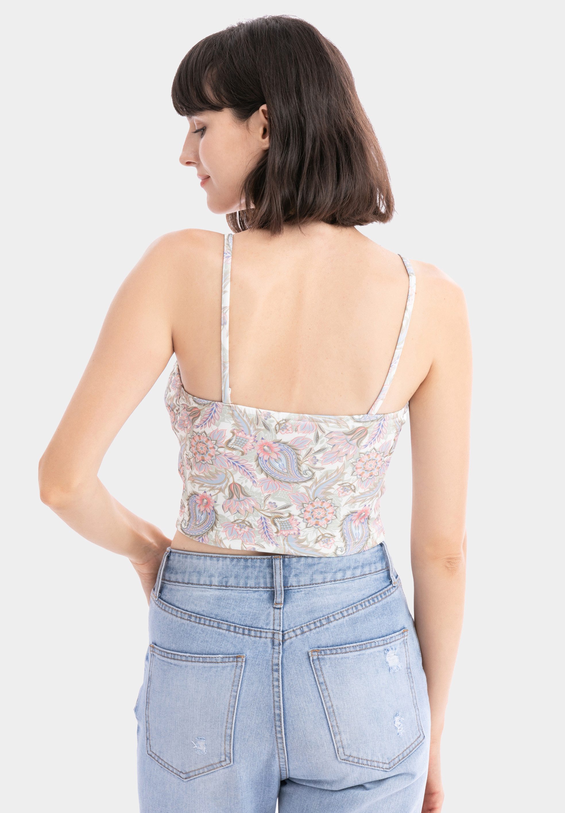 Aiki Keylook Trägertop Brahliday (1-tlg) mit Bindedetail