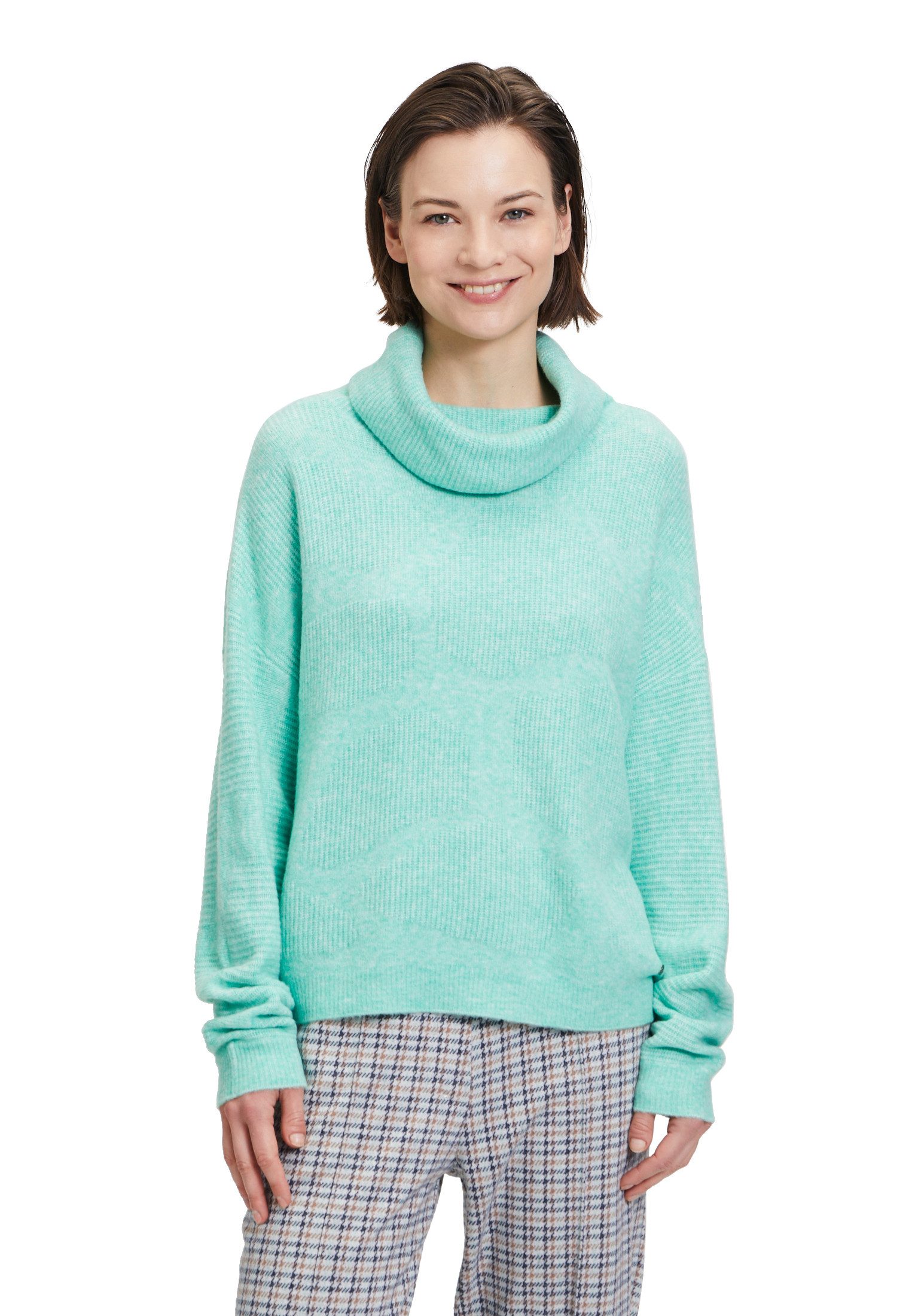 Betty&Co Strickpullover Damen Strickpullover mit überschnittenen Ärmeln (1- günstig online kaufen