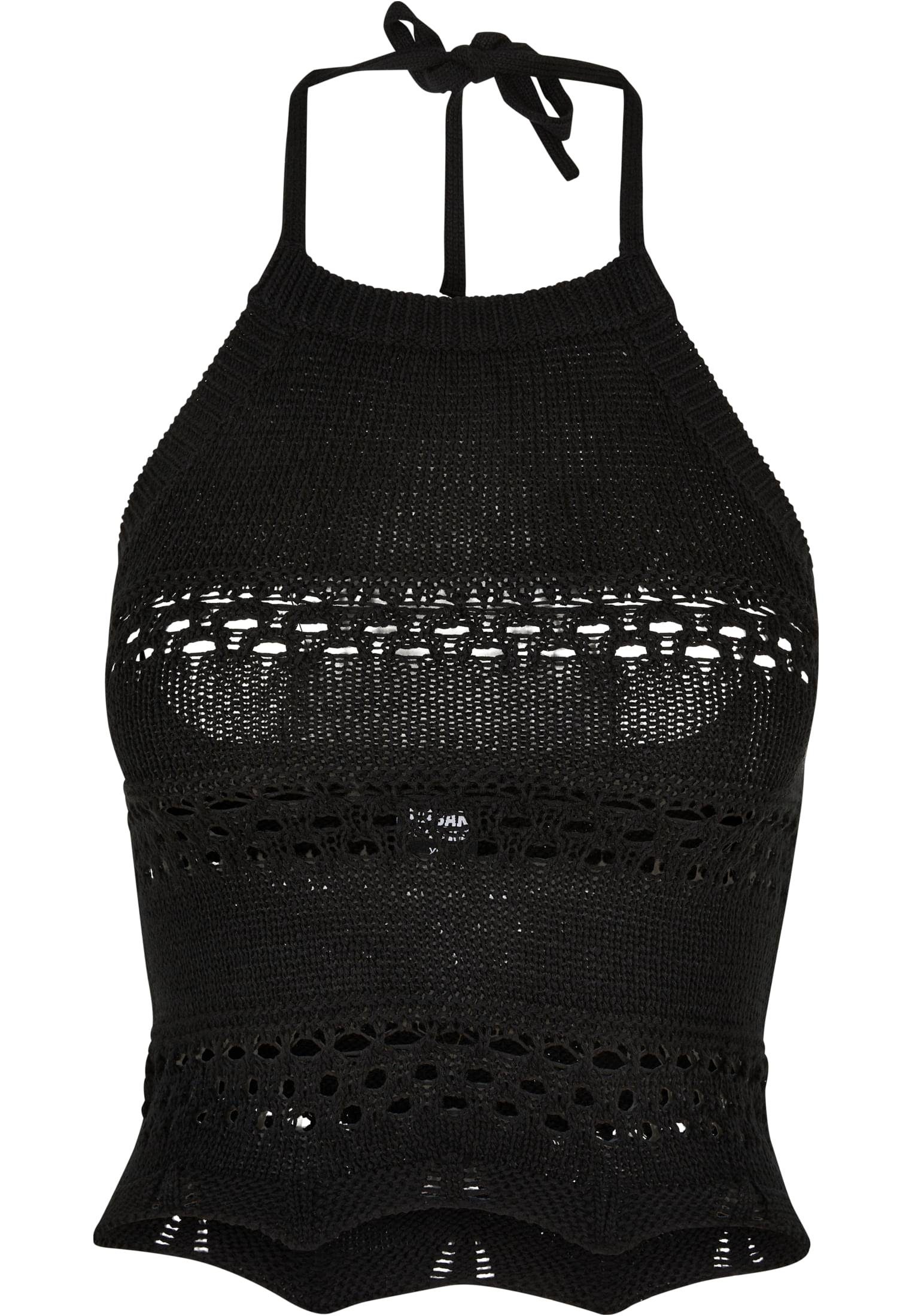 URBAN CLASSICS Stricktop (1-tlg) Lochmuster