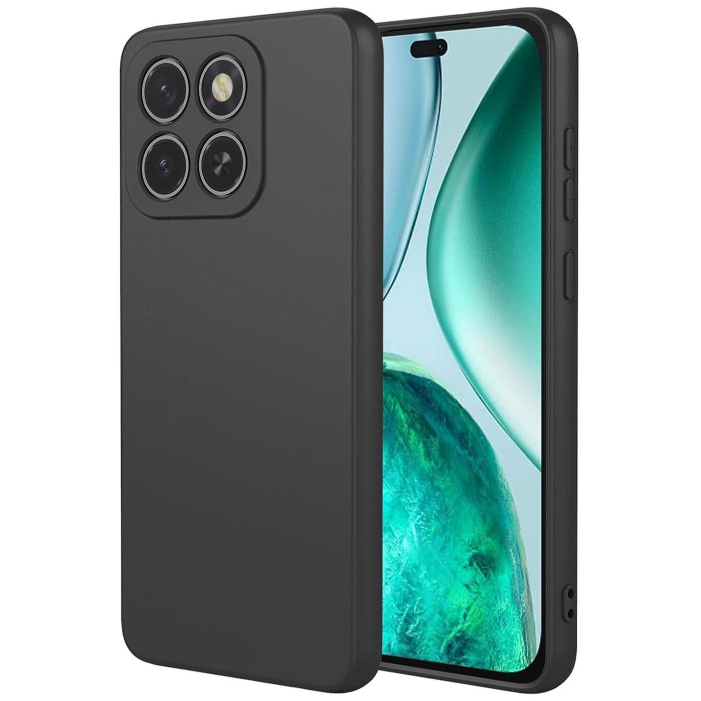 CoolGadget Handyhülle Black Series Handy Hülle für Honor 400 Smart 6,77 Zoll, Edle Silikon Schlicht Robust Schutzhülle für Honor 400 Smart Hülle