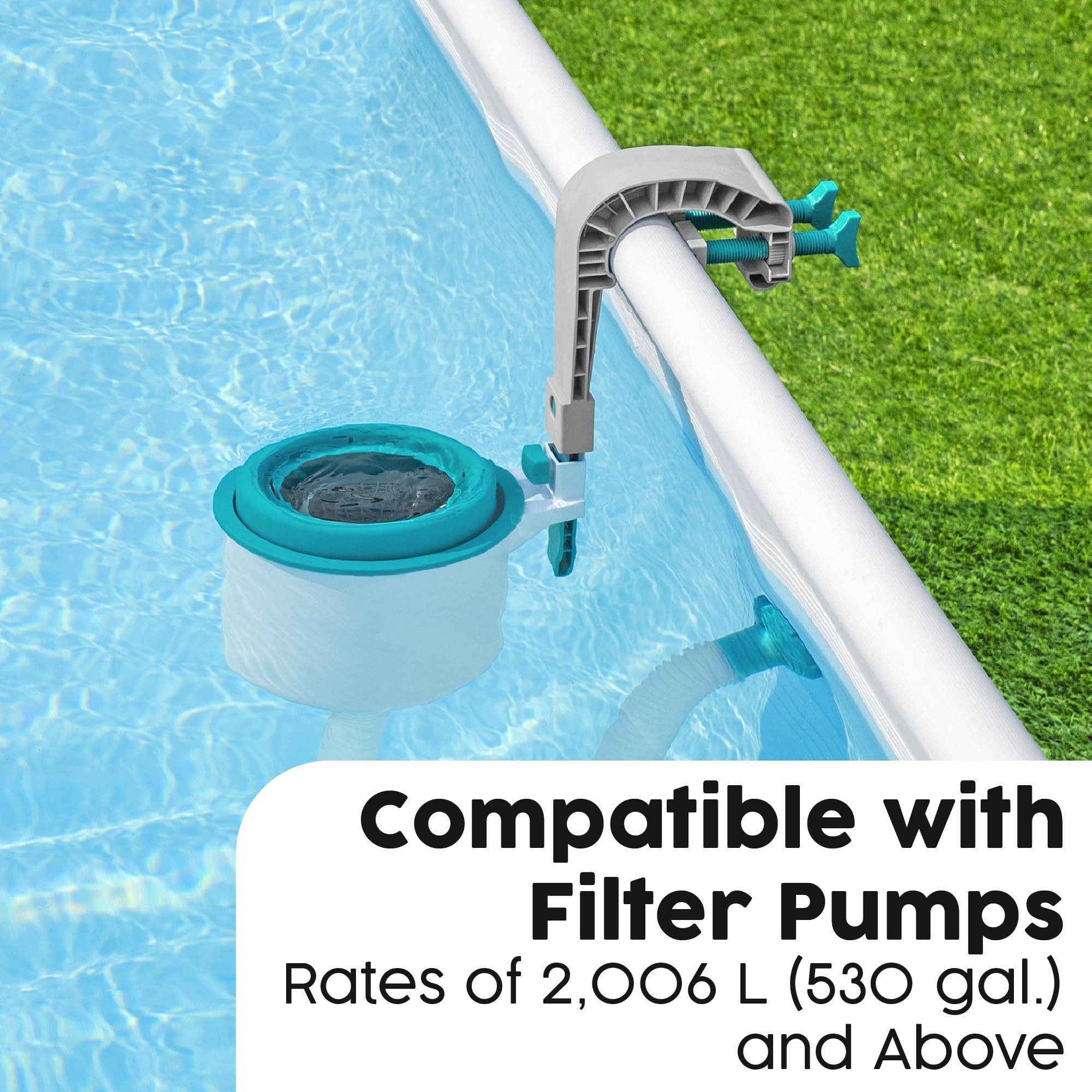 Bestway Skimmer Bestway Pool Skimmer für Schwimmbäder bis 4 Meter, Oberflächensauger für sauberes Wasser
