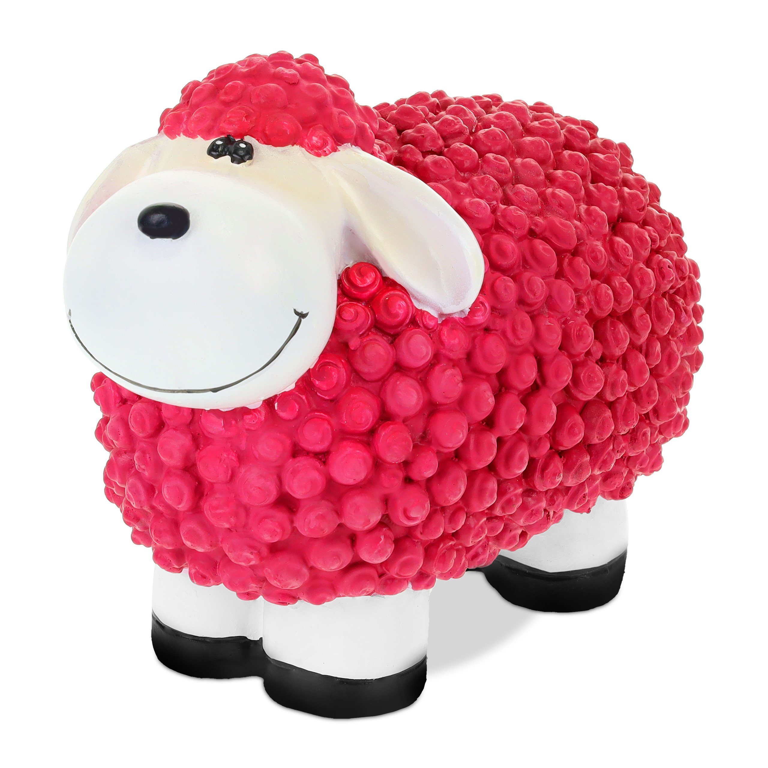 relaxdays Gartenfigur Schaf, Pink günstig online kaufen