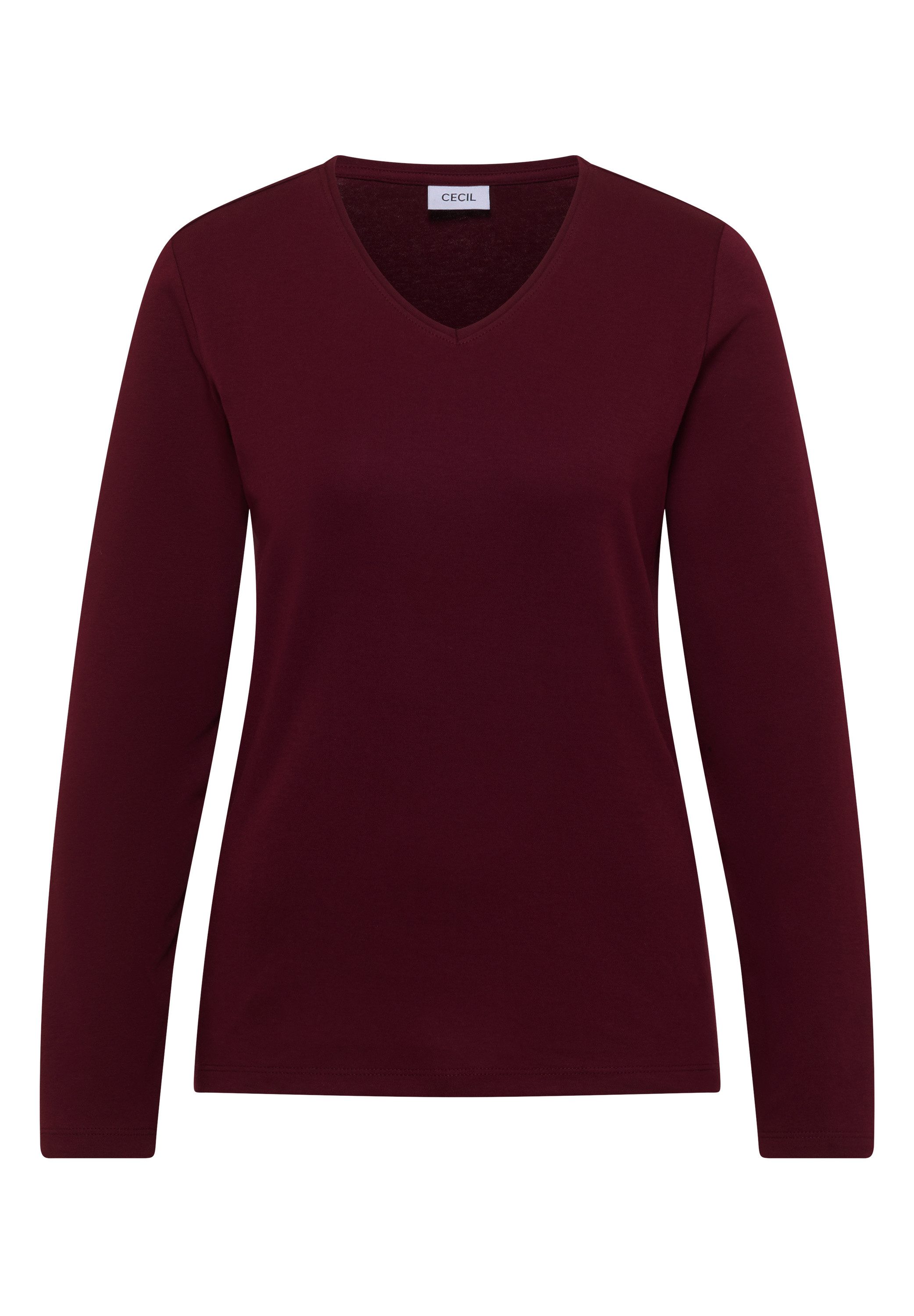 CECIL Langarmshirt aus reiner Baumwolle – Bild 4 von 5