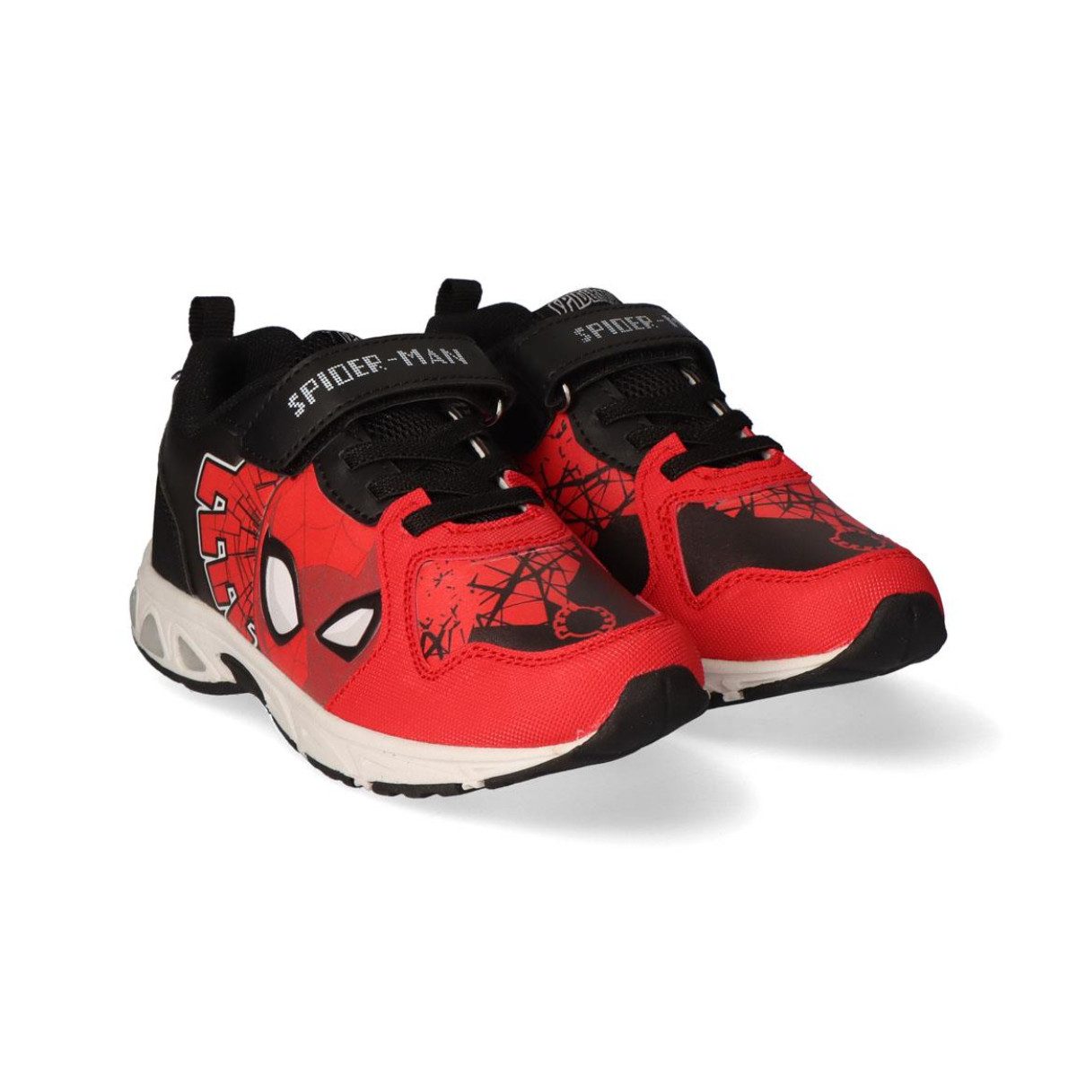 Spiderman Kinder Schuhe mit Lichtsohle und rutschfestem Profil Sneaker