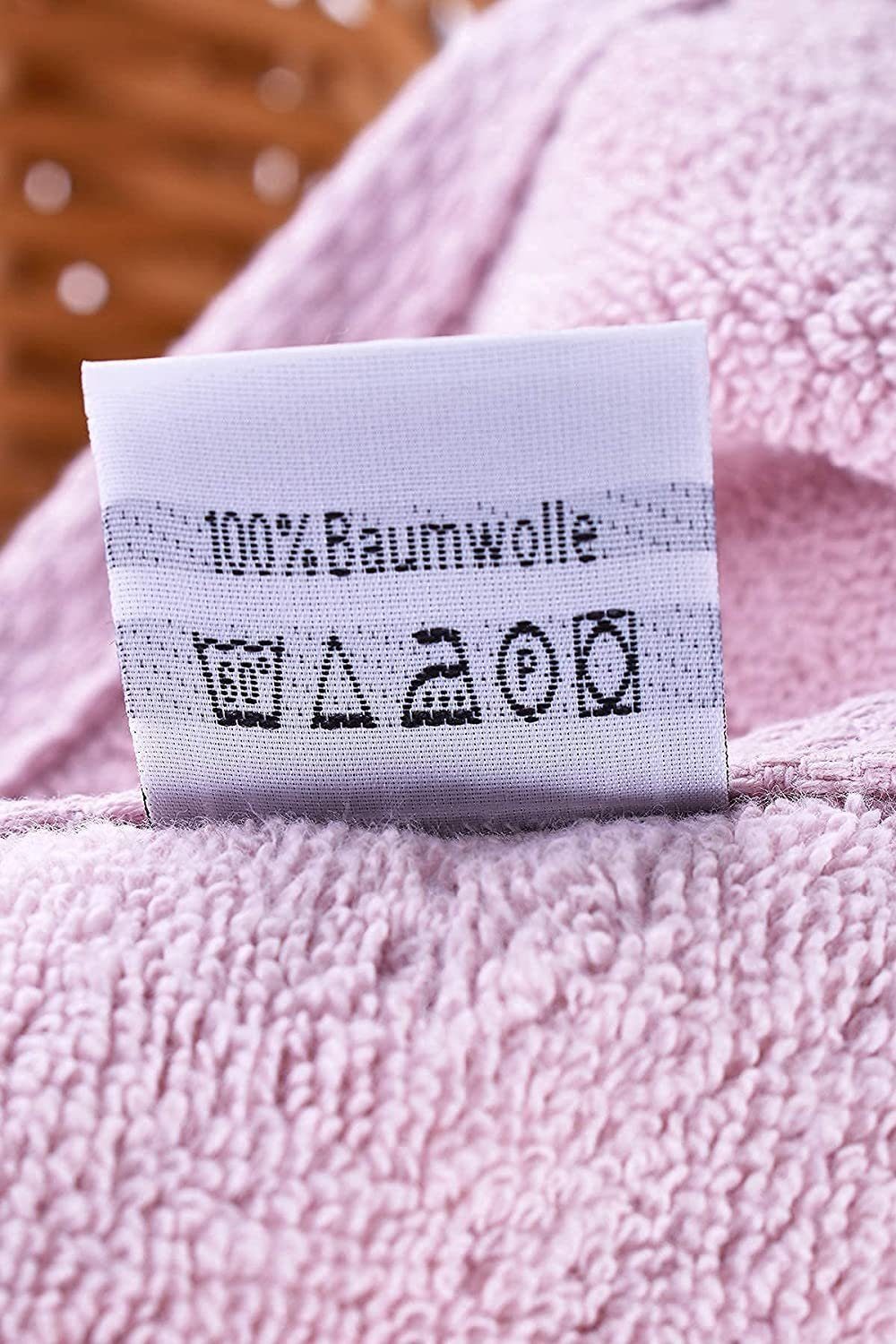 Badetücher Serie, 100% livessa Baumwolle Set (2-St), Badetücher Rosa Handtücher und als Set, im Bade-Handtuchset