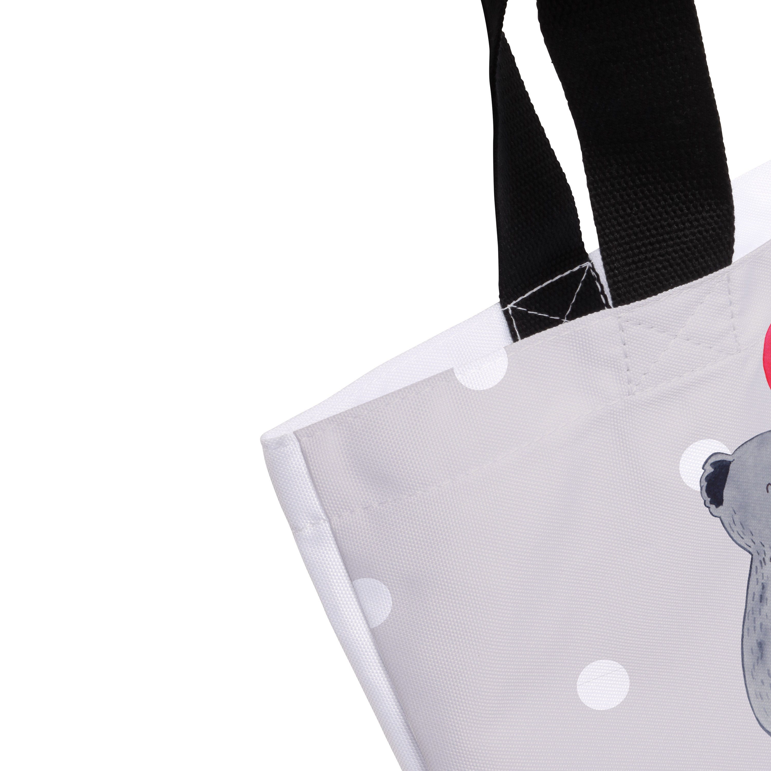 Panda - (1-tlg) Freizeittasc Grau Luftballon Tragebeutel, Koala Mr. Mrs. Pastell - Geschenk, & Shopper