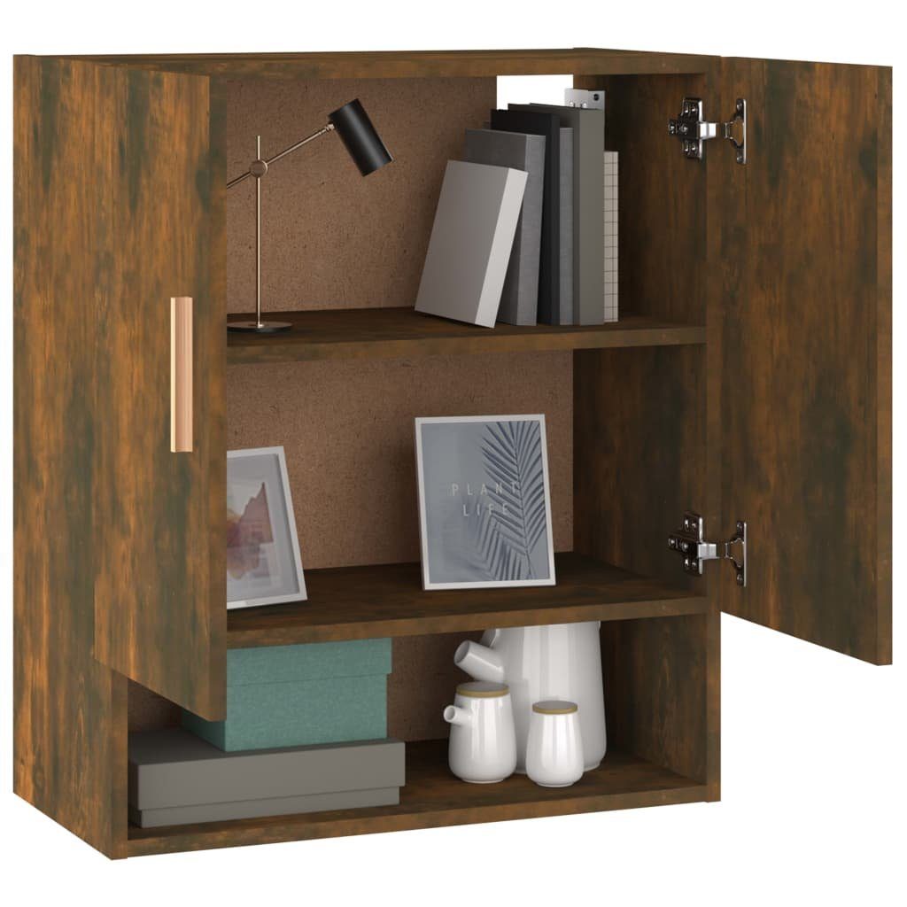 Räuchereiche Holzwerkstoff Wandschrank vidaXL (1-St) cm 60x31x70 Fächerschrank