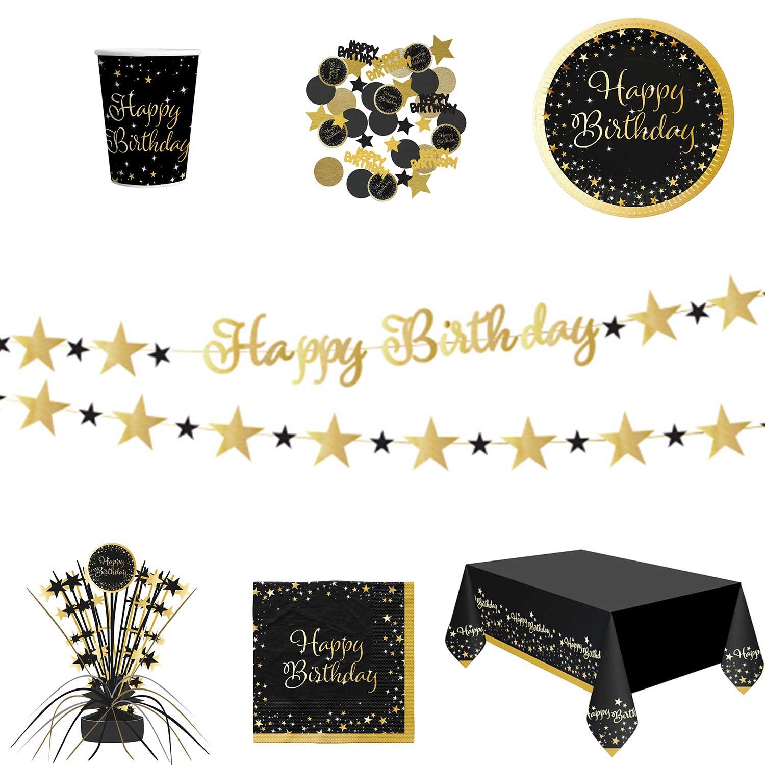Riethmüller Hängedekoration 'Starlight Birthday' Partydeko Artikel