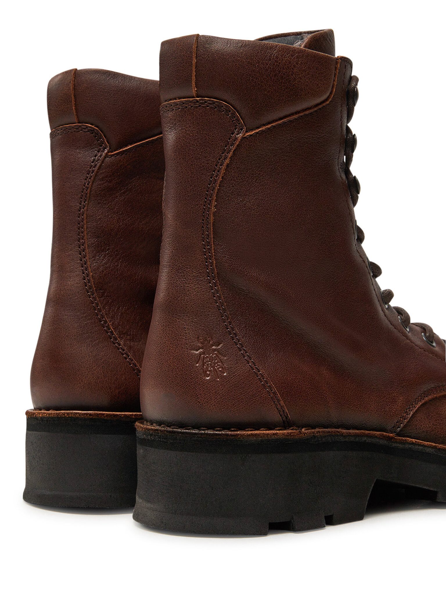 Fly London Fly London Stiefel Kaftfly P211126001 Braun Schnürstiefel