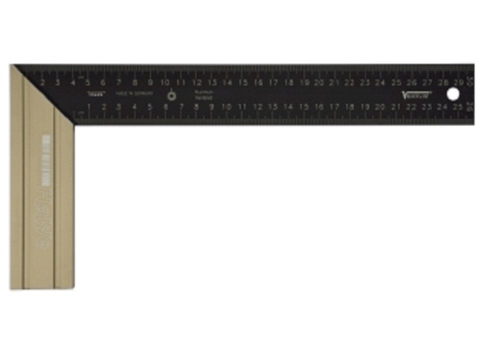 HaWe Schreinerwinkel HaWe Schreinerwinkel 955.30, Alu 300mm, (1-St), mit Gehrung und Maßeinteilung