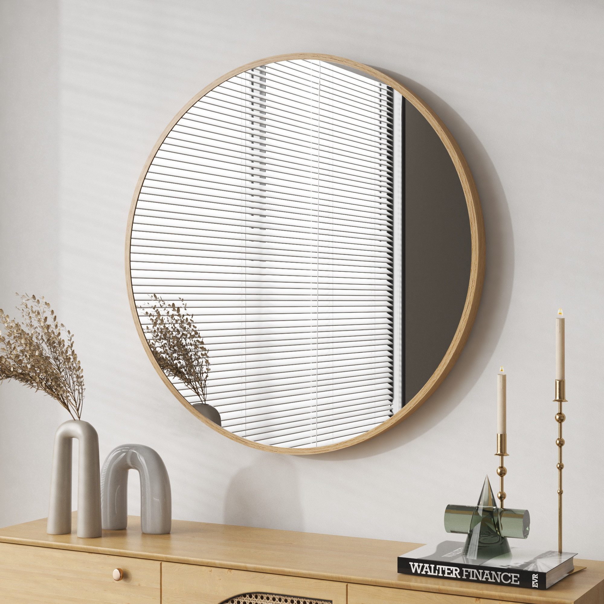 Hopibath Spiegel Flur Flurspiegel Holz Farben Aluminiumrahmen (Wandspiegel, günstig online kaufen