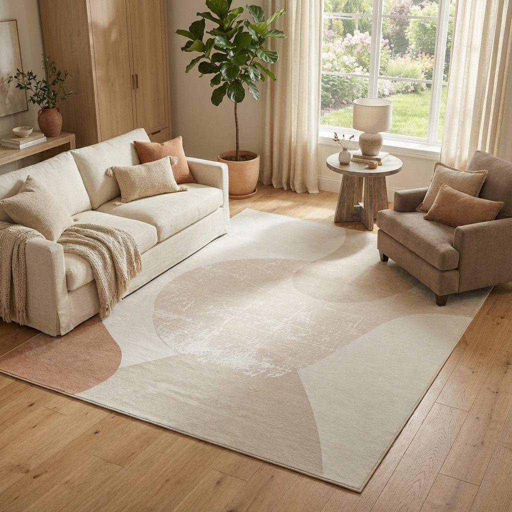 Tapiso Designteppich WISP, Höhe: 7 mm, Wohnzimmer, Schlafzimmer