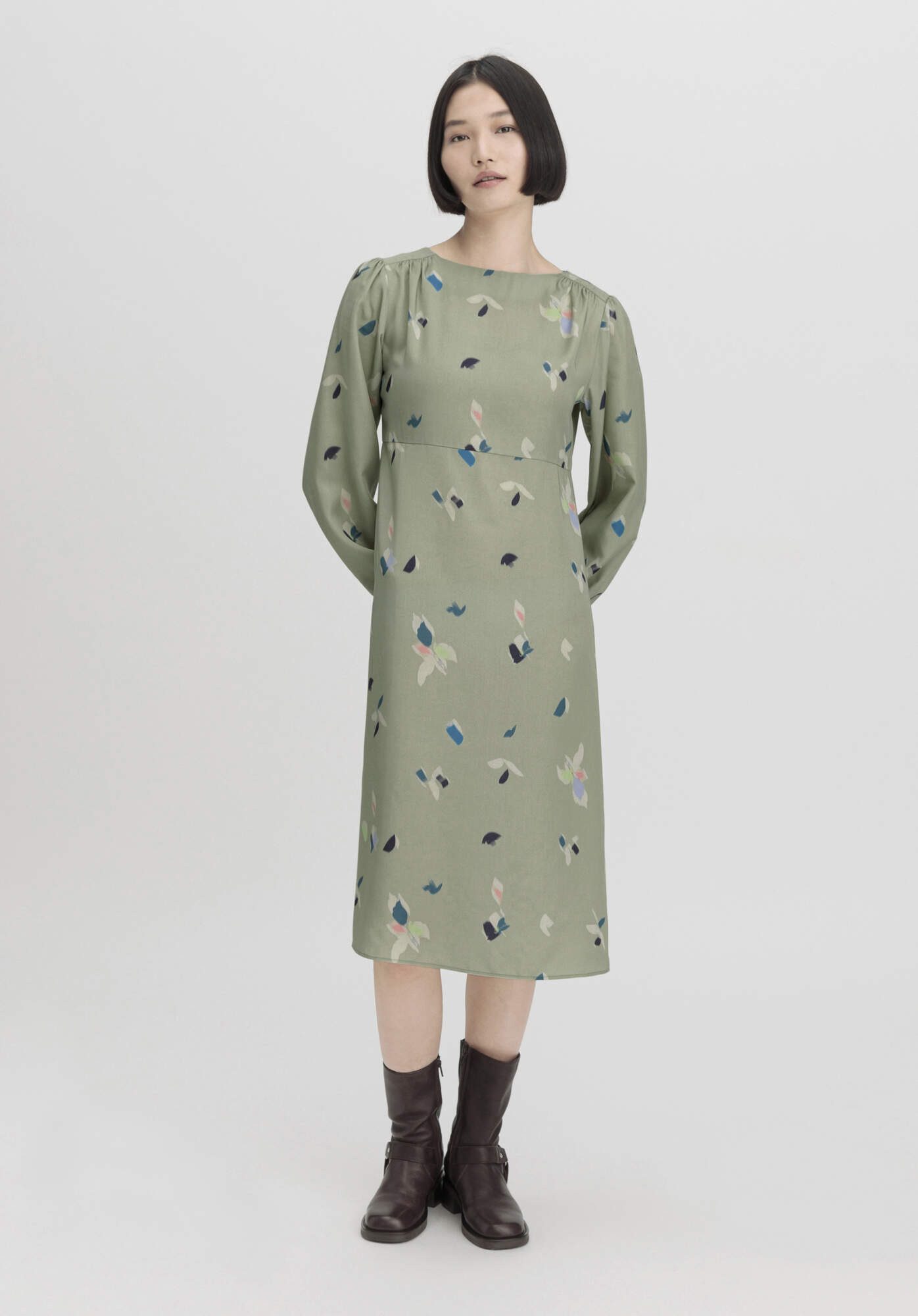 Hessnatur A-Linien-Kleid aus TENCEL™ Lyocell (1-tlg) günstig online kaufen