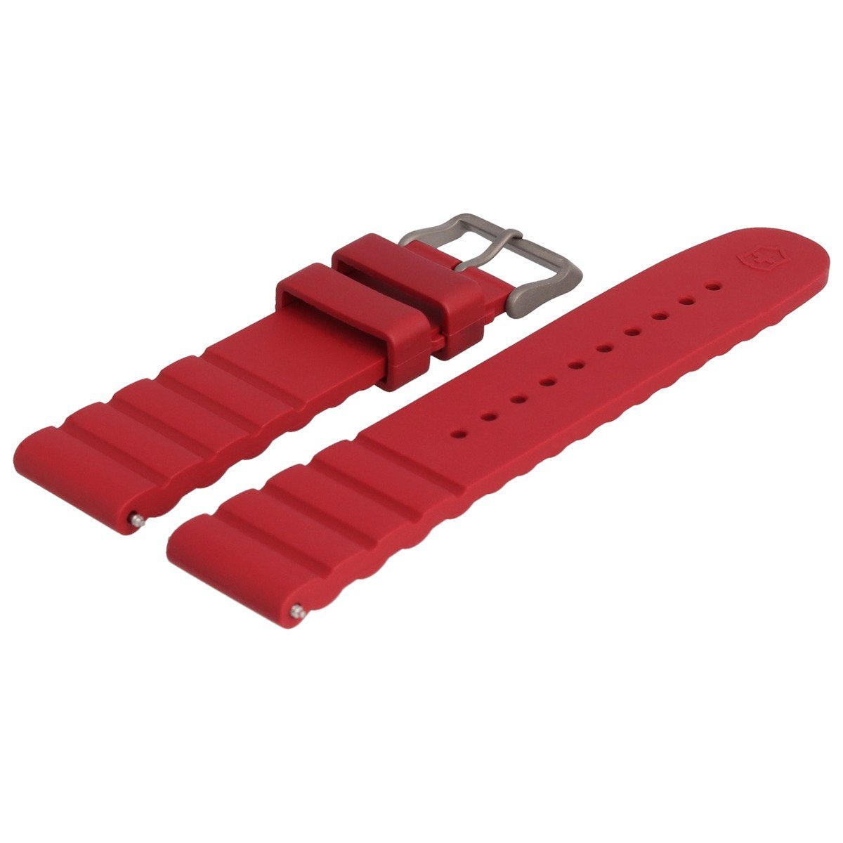 Victorinox Uhrenarmband 22mm Kunststoff Rot 005164.1