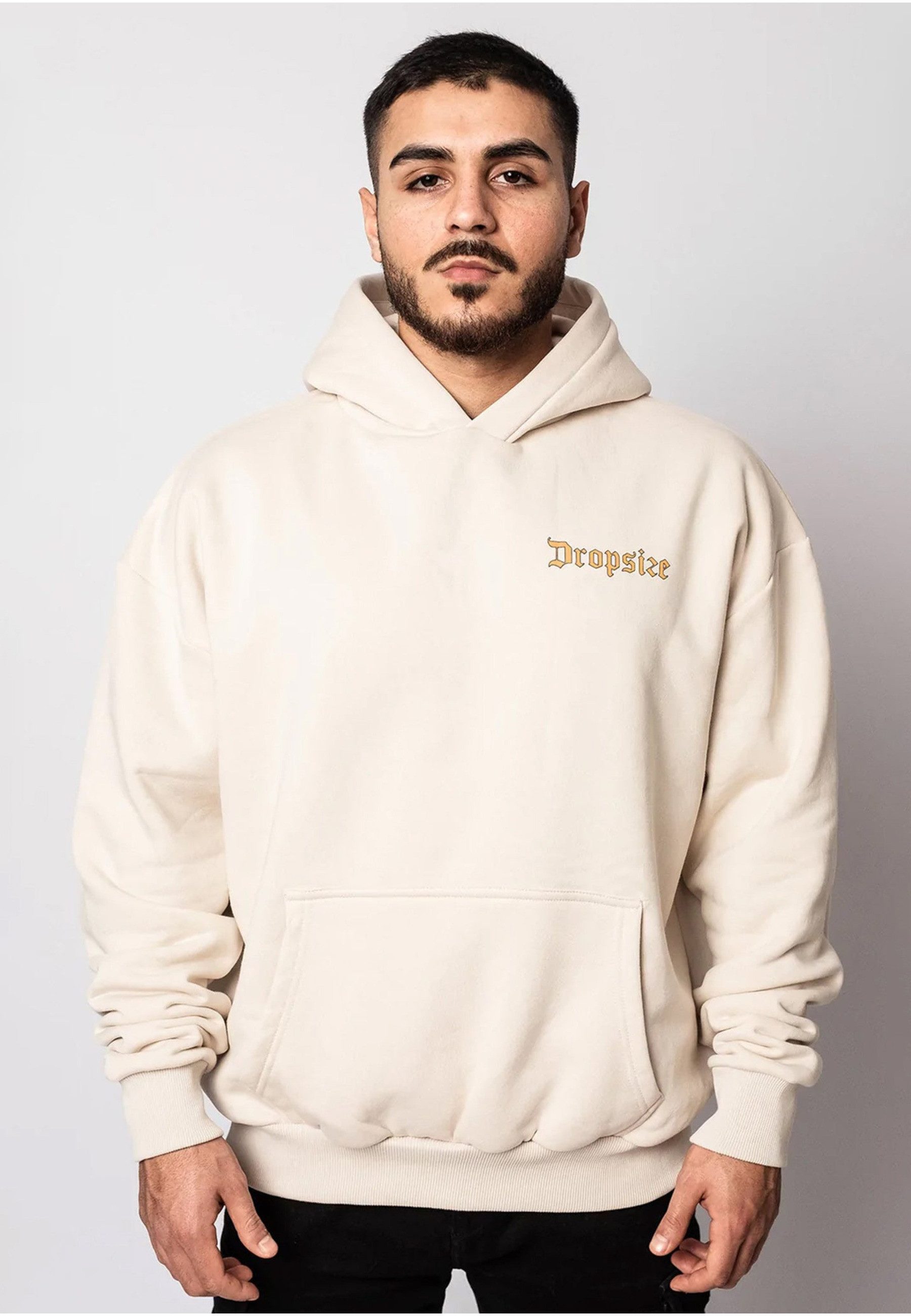 Dropsize Kapuzensweatshirt Dropsize Herren Dropsize Heavy Oversize White Dove 2.0 Hoodie (1-tlg)
