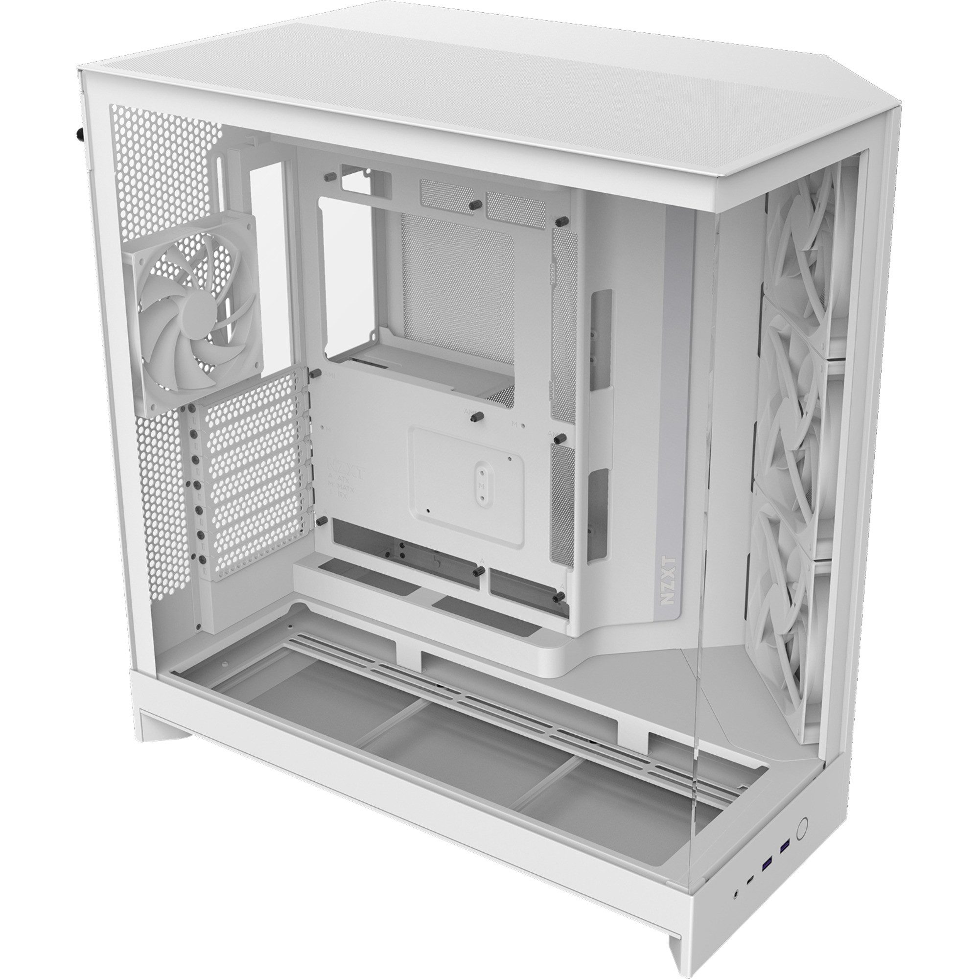 NZXT Корпуса ПК NZXT H9 Flow, Tower-Gehäuse, (Tempered Glass x 2)
