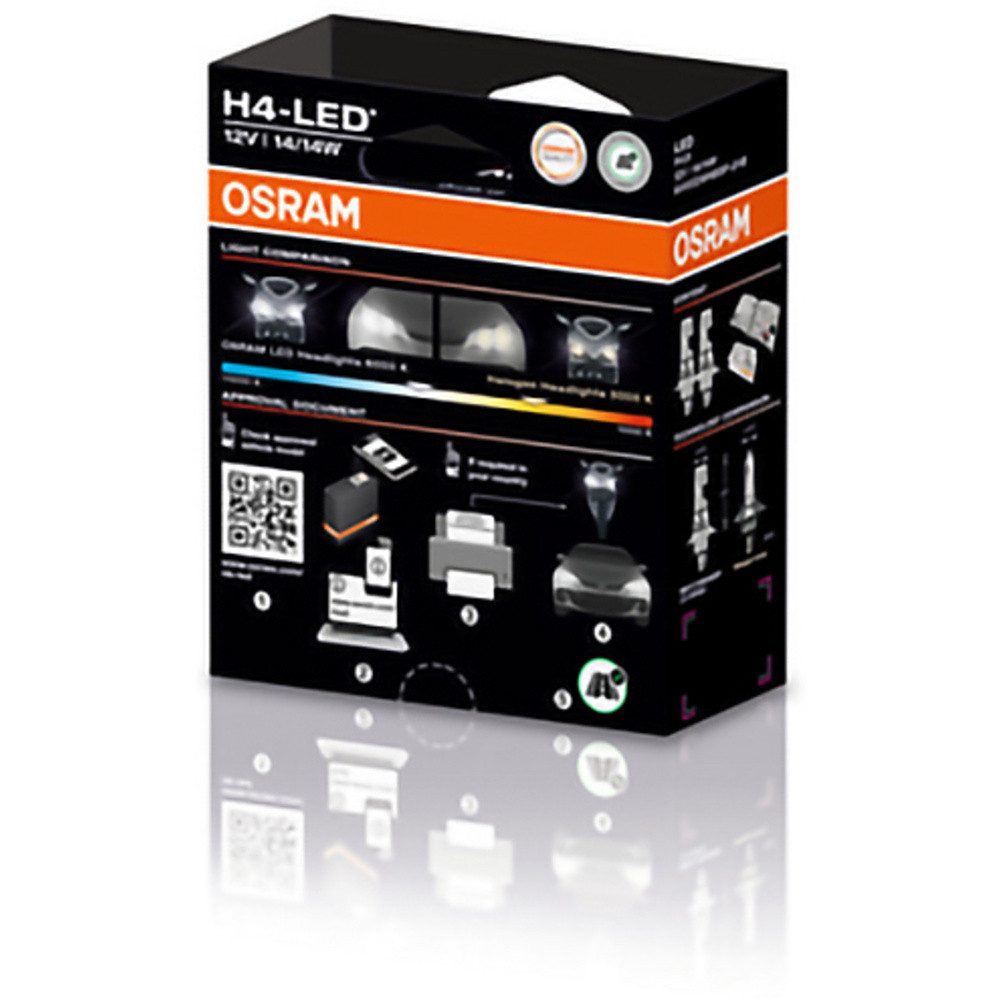 Osram KFZ-Ersatzleuchte OSRAM 64193DWNBSP-2HB LED Leuchtmittel NIGHT BREAKER® LED SPEED H4 12 – Bild 5 von 5